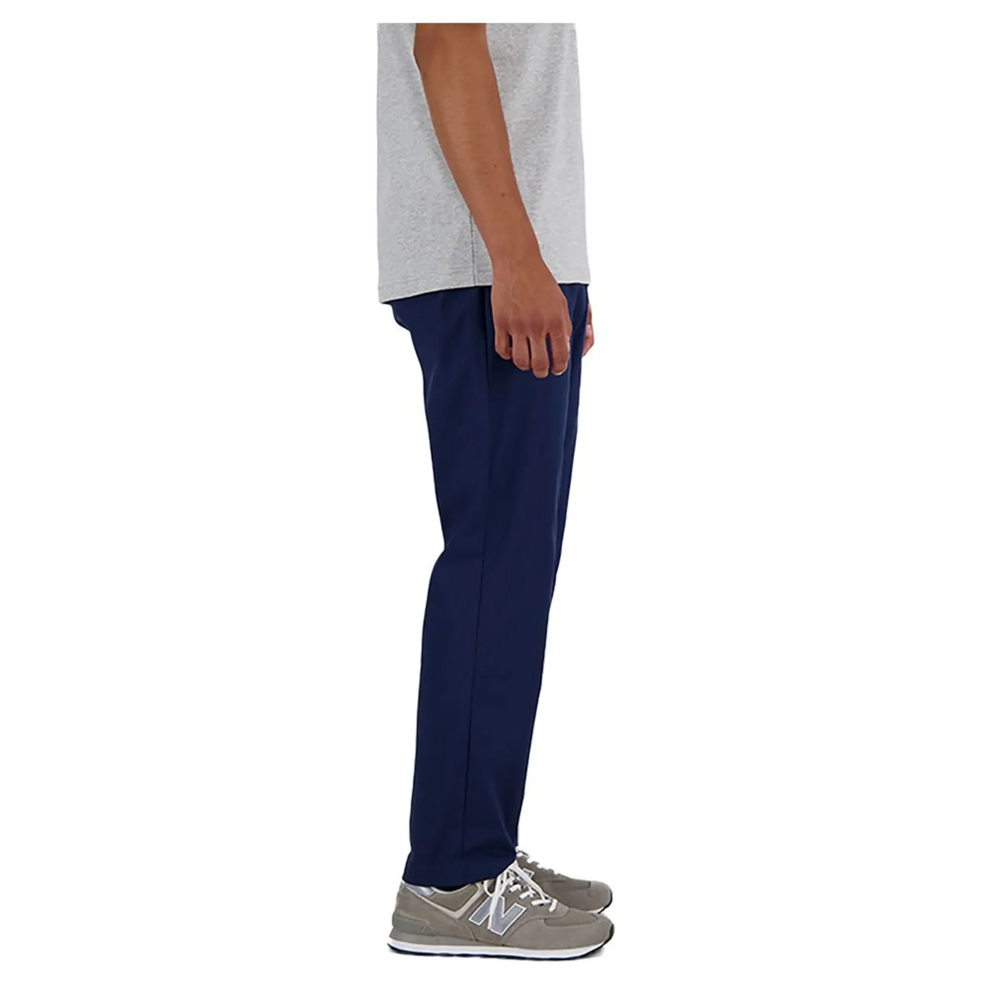 New Balance Men's Twill Straight Pant 30 in Blue Cotton Twill
