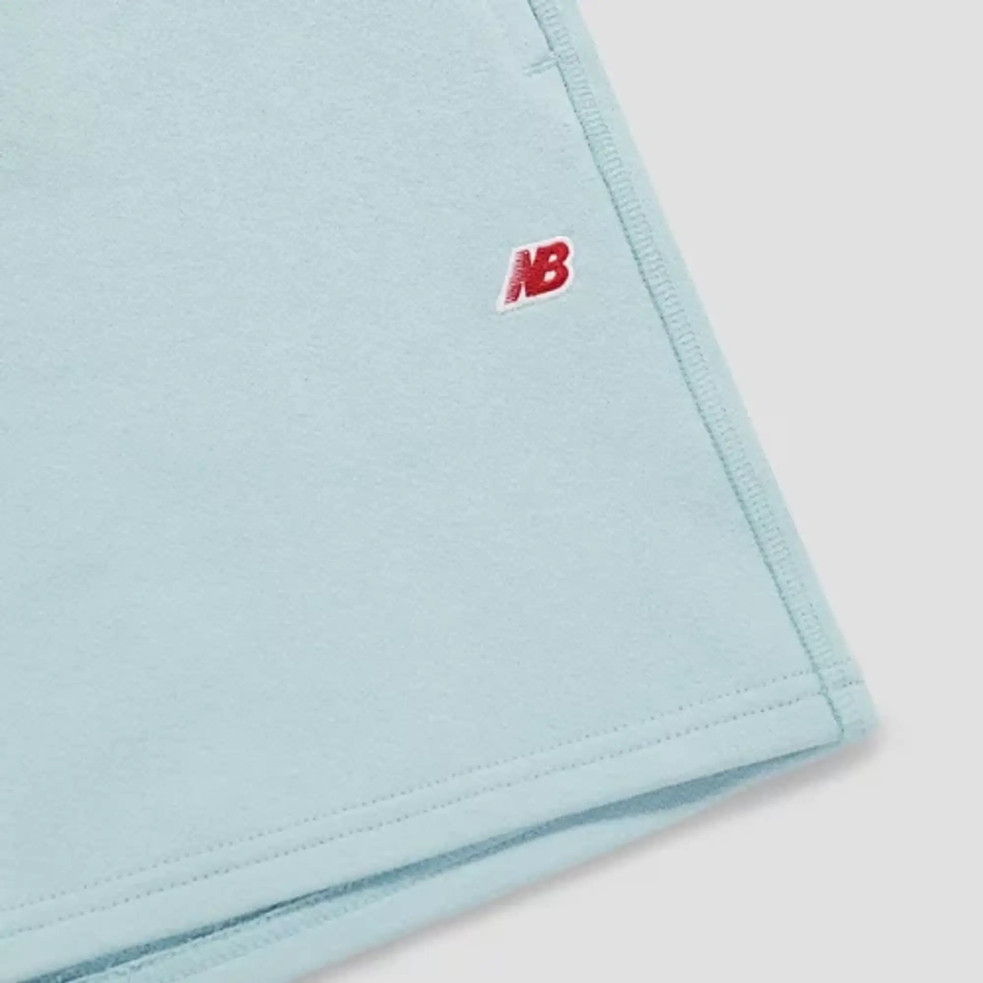 New Balance Men's MADE in USA Core Short in Grey Cotton Fleece