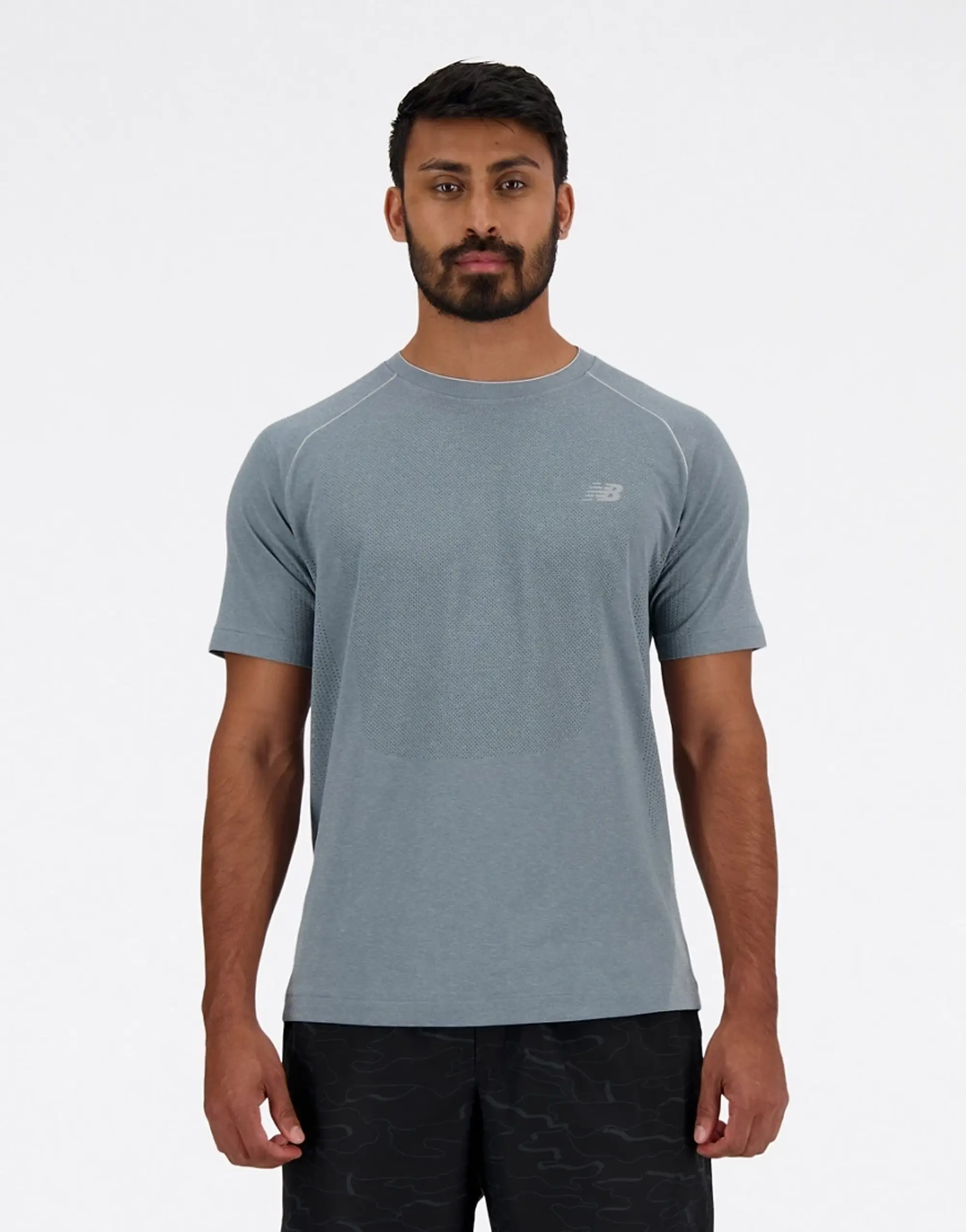 New Balance Knit T-Shirt - Blue - Size XL - Blue