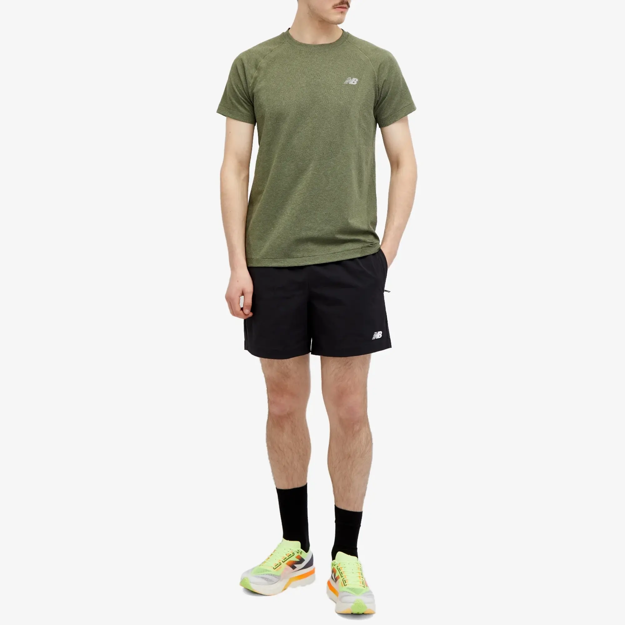 New Balance Knit T-Shirt In Green