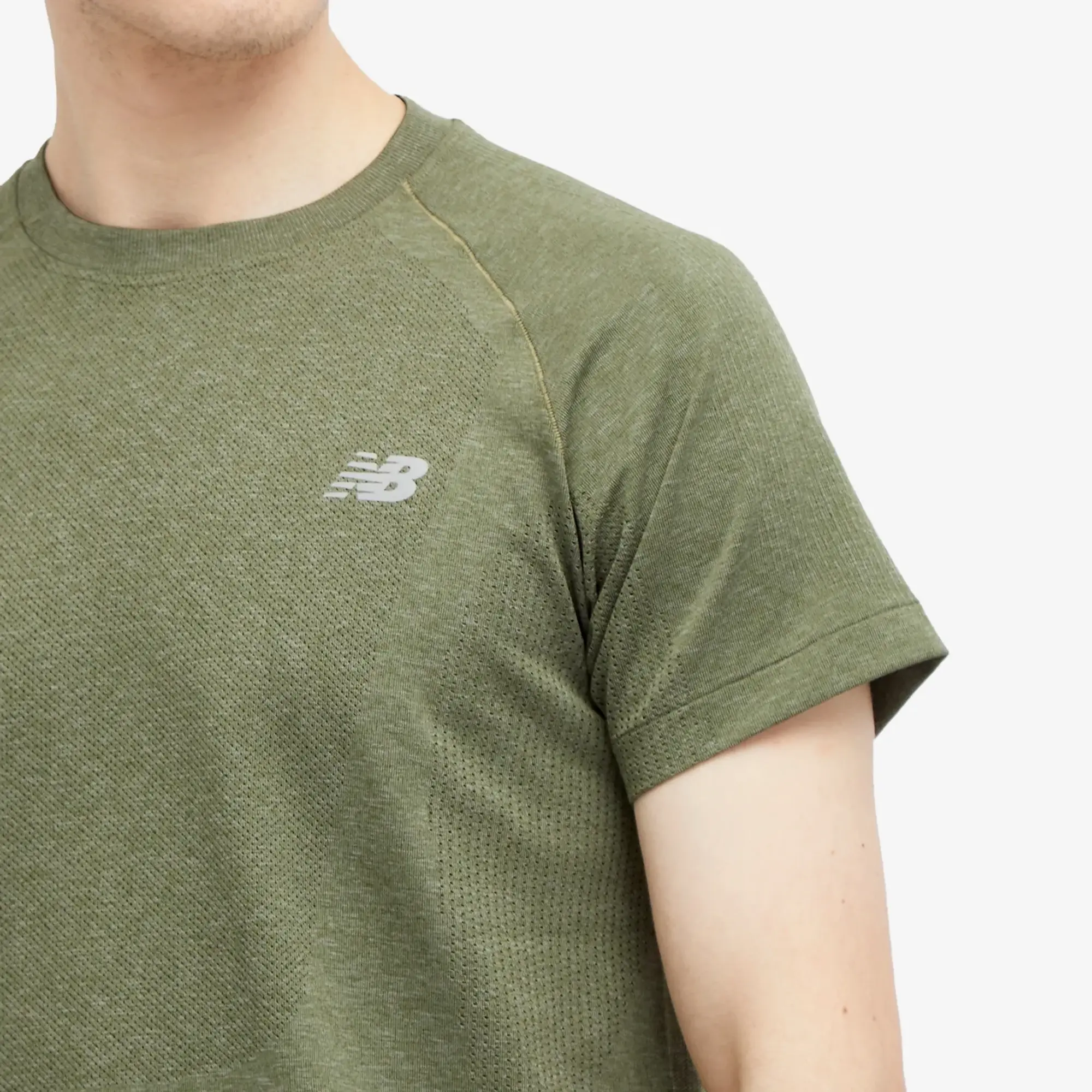 New Balance Knit T-Shirt In Green