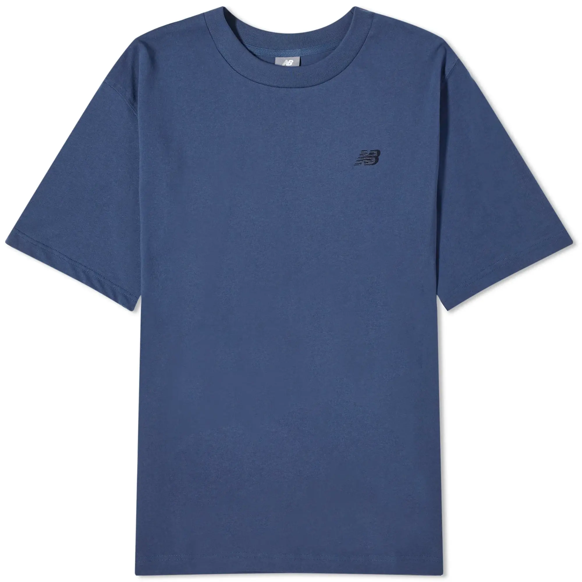 New Balance Men's Athletics Cotton T-Shirt in Navy Blue