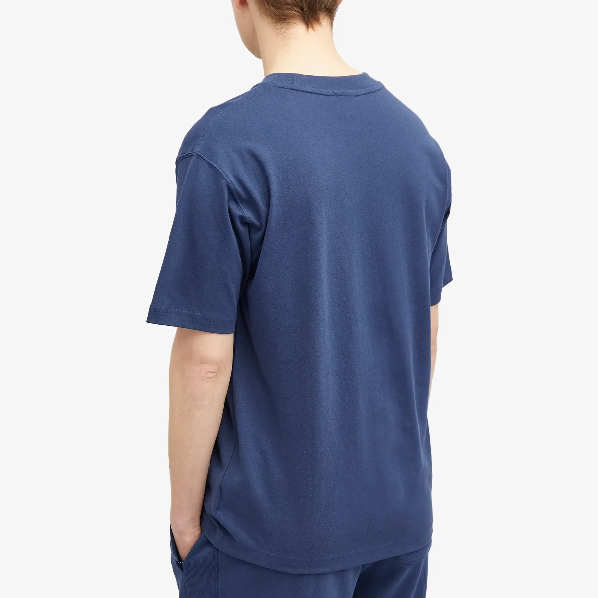 New Balance Men's Athletics Cotton T-Shirt in Navy Blue