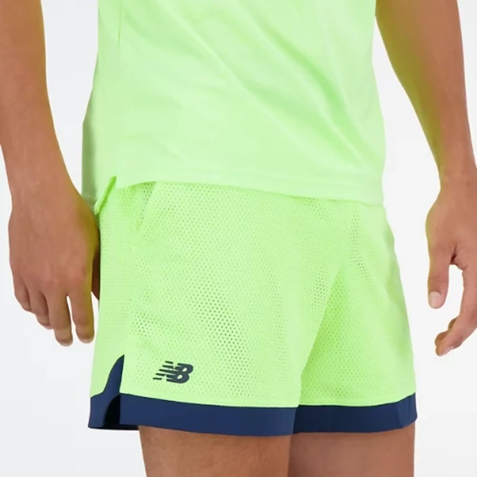 New Balance Men's Tournament Mesh Short in Green