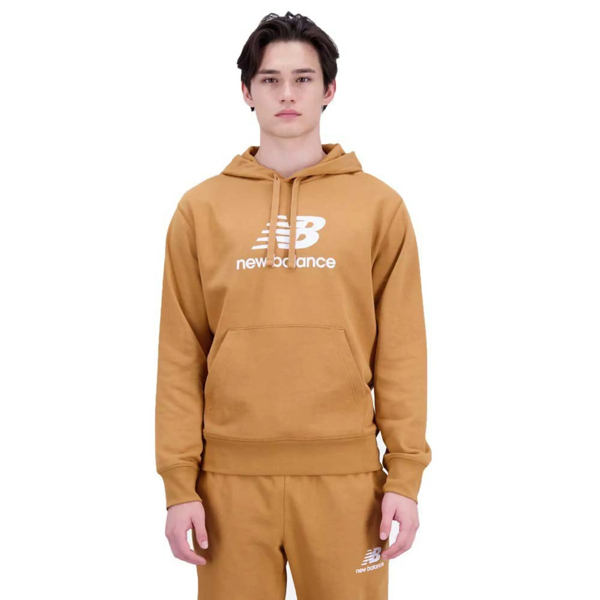 New Balance Essentials Stacked Logo French Terry Hoodie