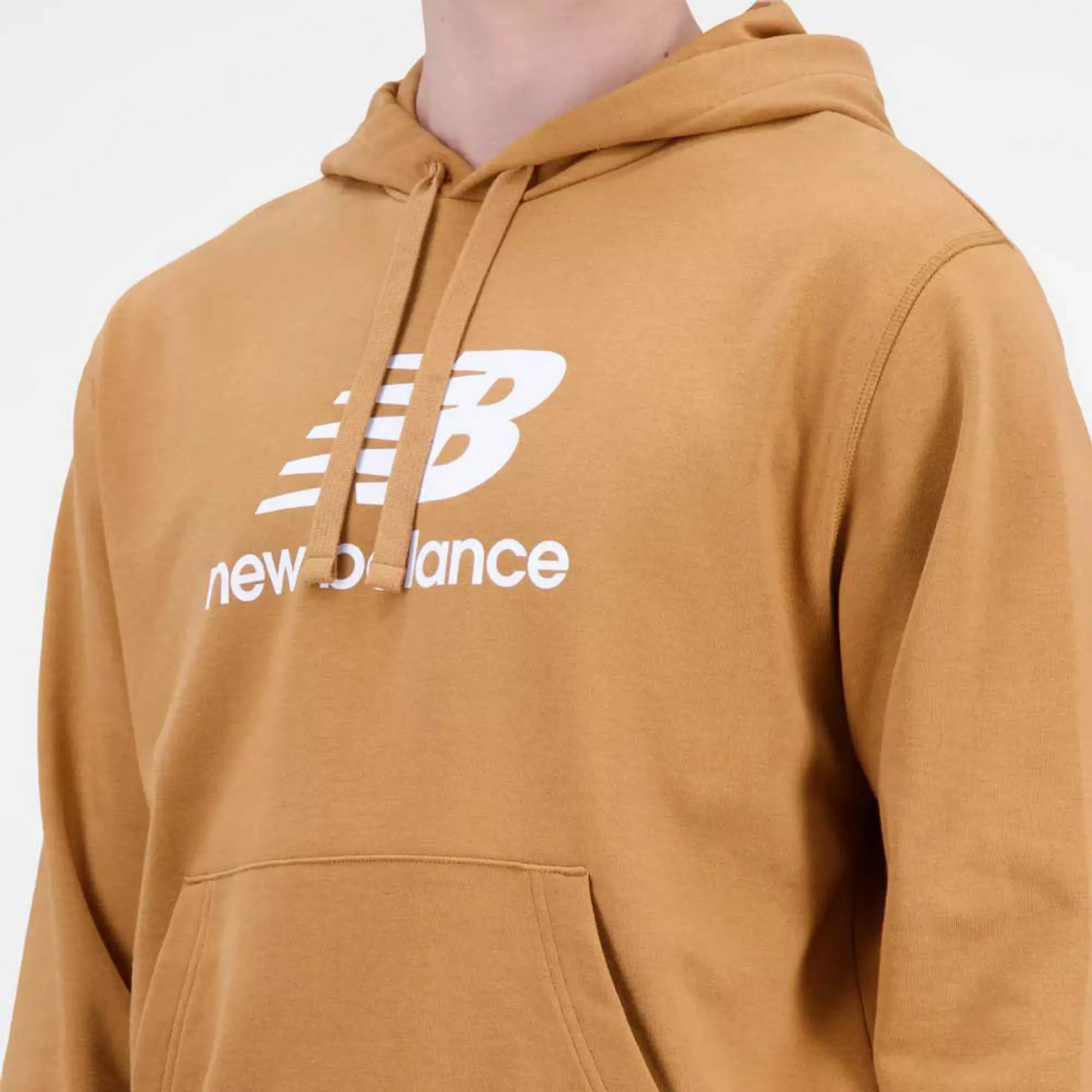New Balance Essentials Stacked Logo French Terry Hoodie