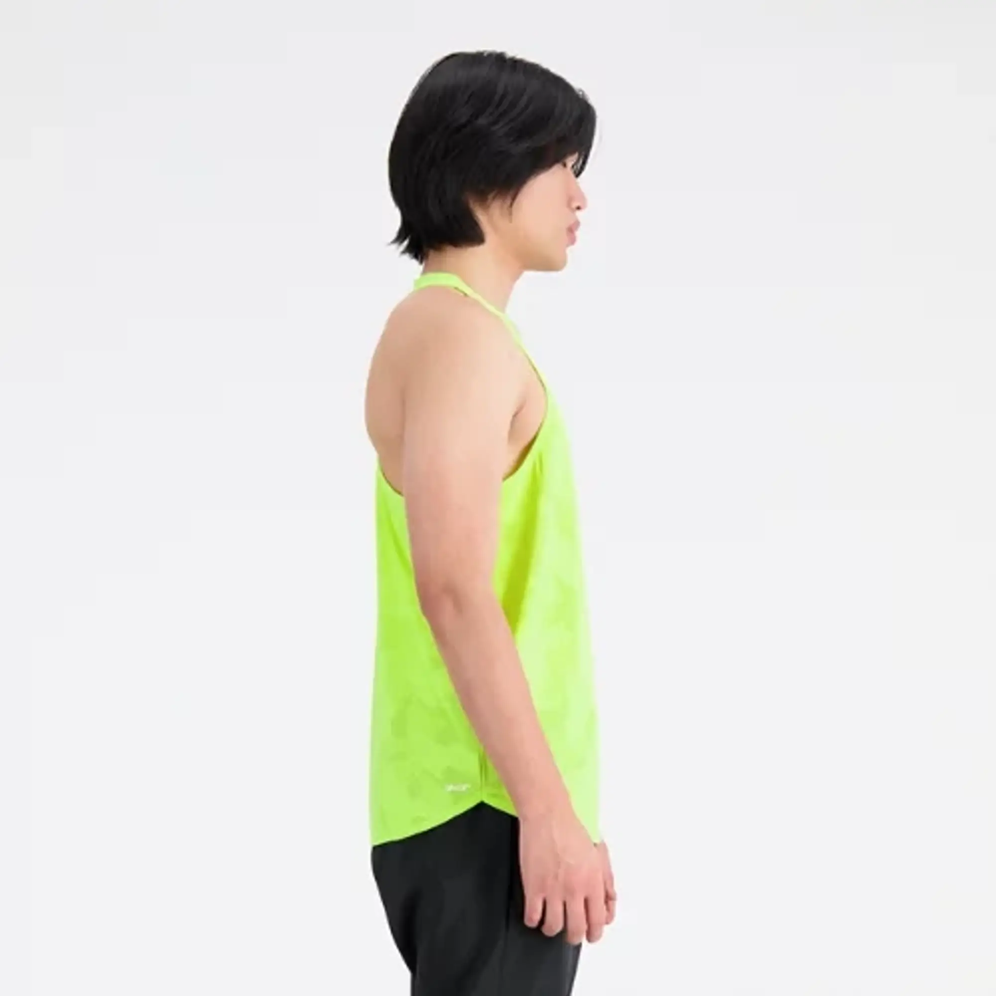 New Balance Q Speed Jacquard Singlet - Yellow