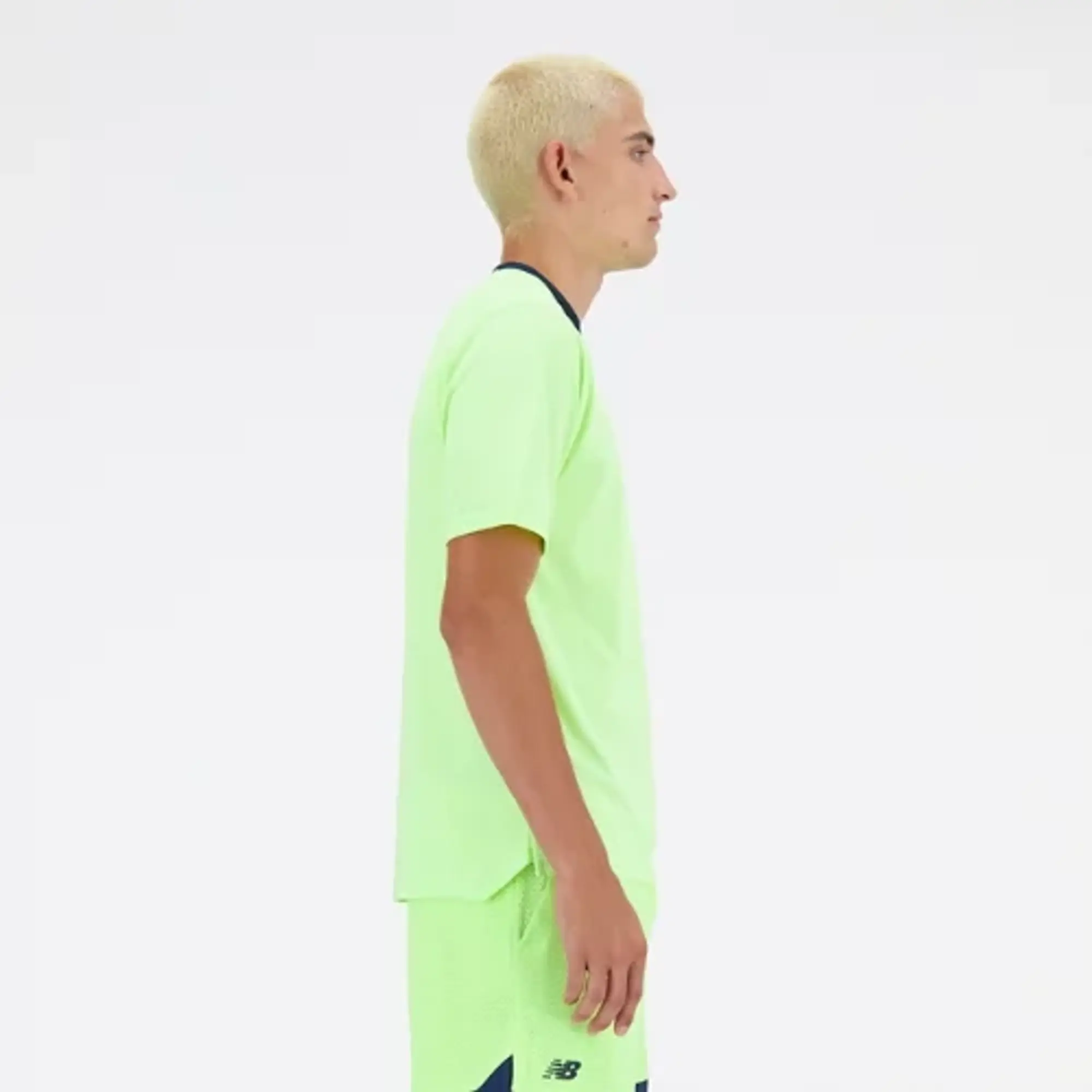 New Balance Men's Tournament Top in Green Poly Knit