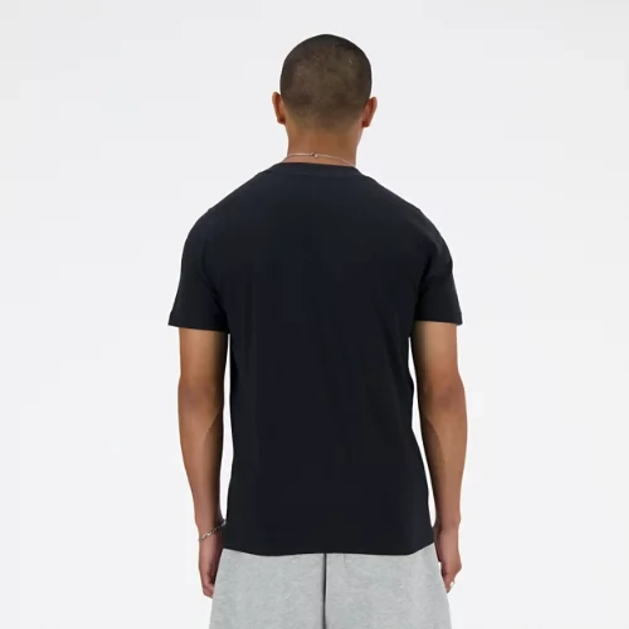 New Balance Men's Sport Essentials Graphic T-Shirt 4 in Black Cotton