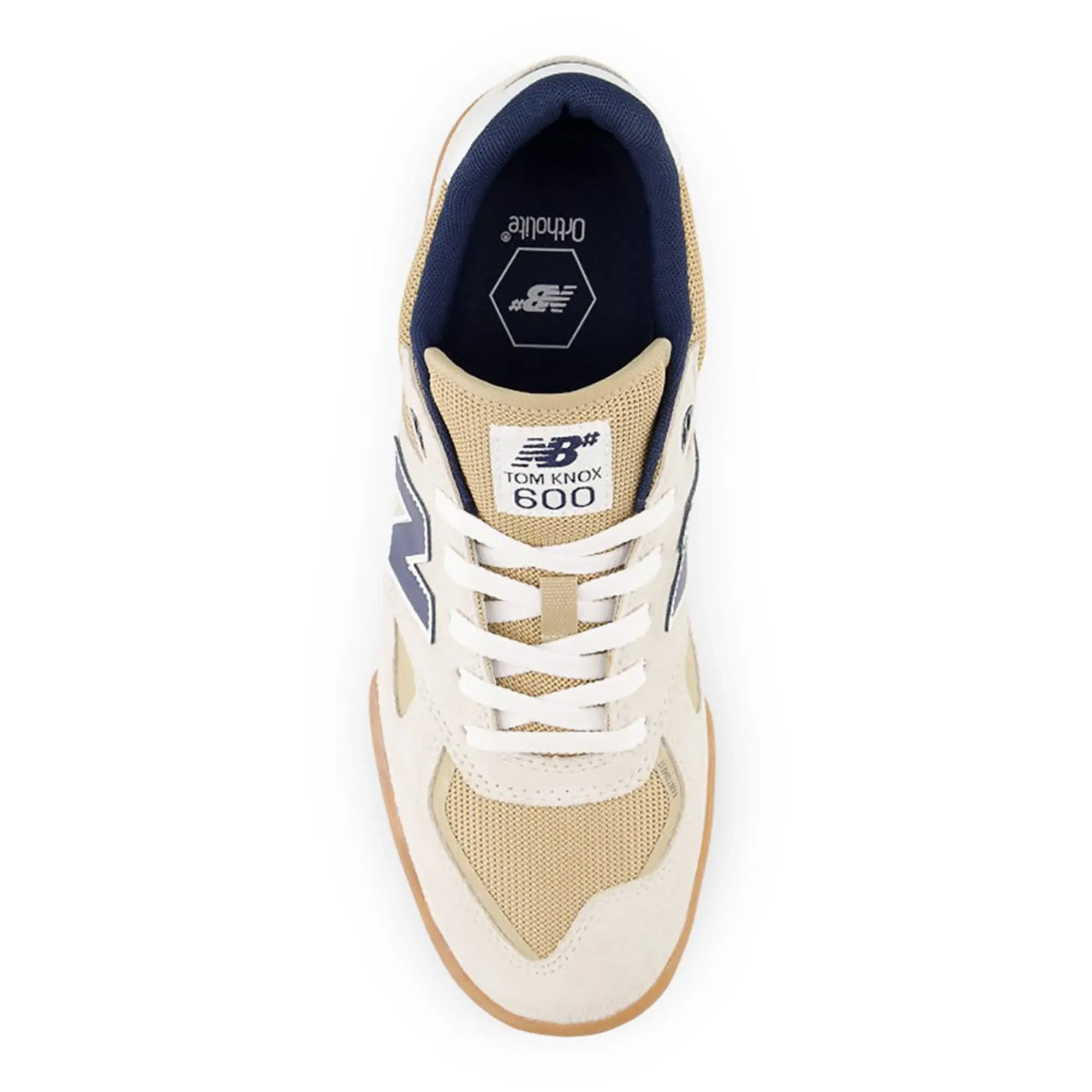 New Balance Men's NB Numeric Tom Knox 600 in White/Blue Suede/Mesh