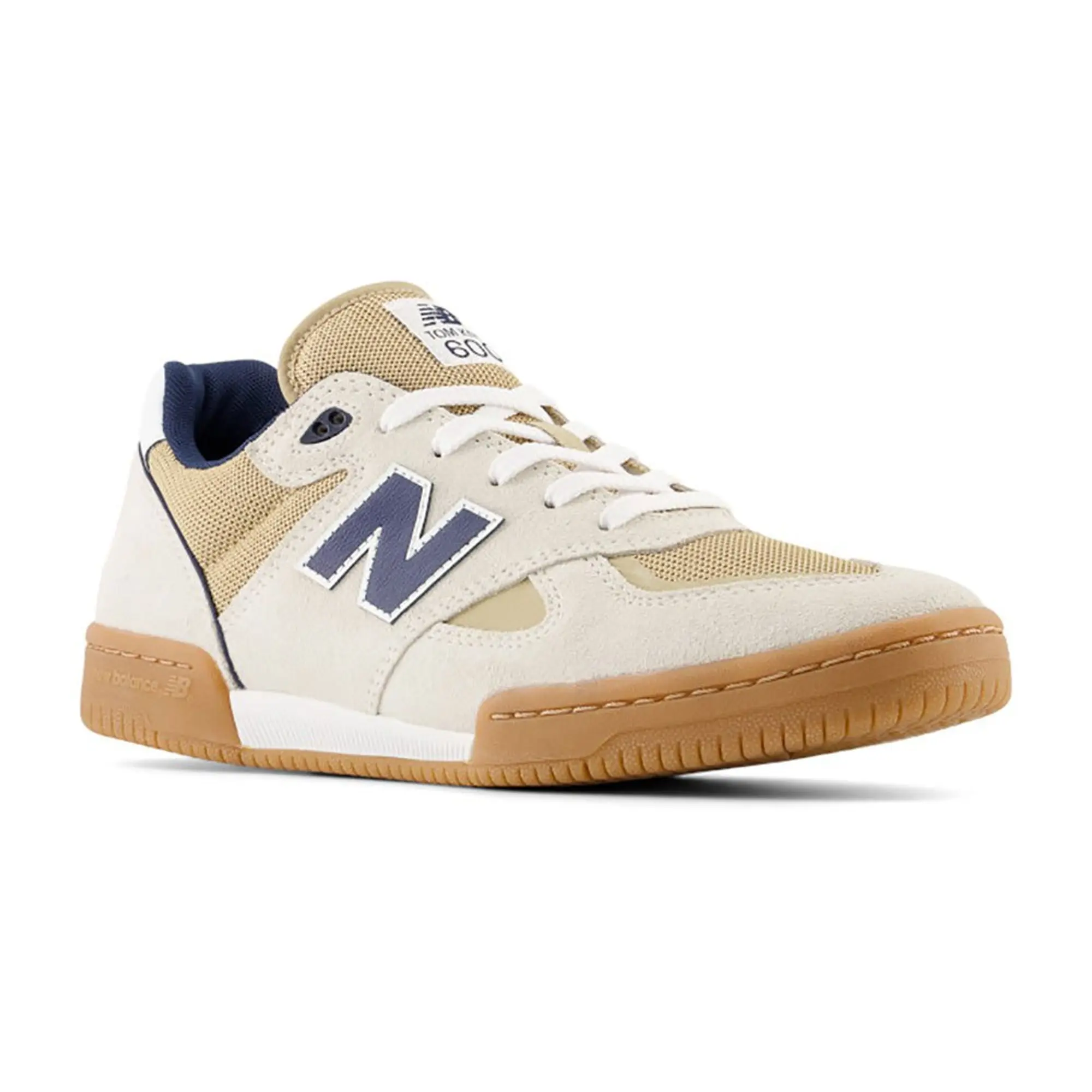 New Balance Men's NB Numeric Tom Knox 600 in White/Blue Suede/Mesh
