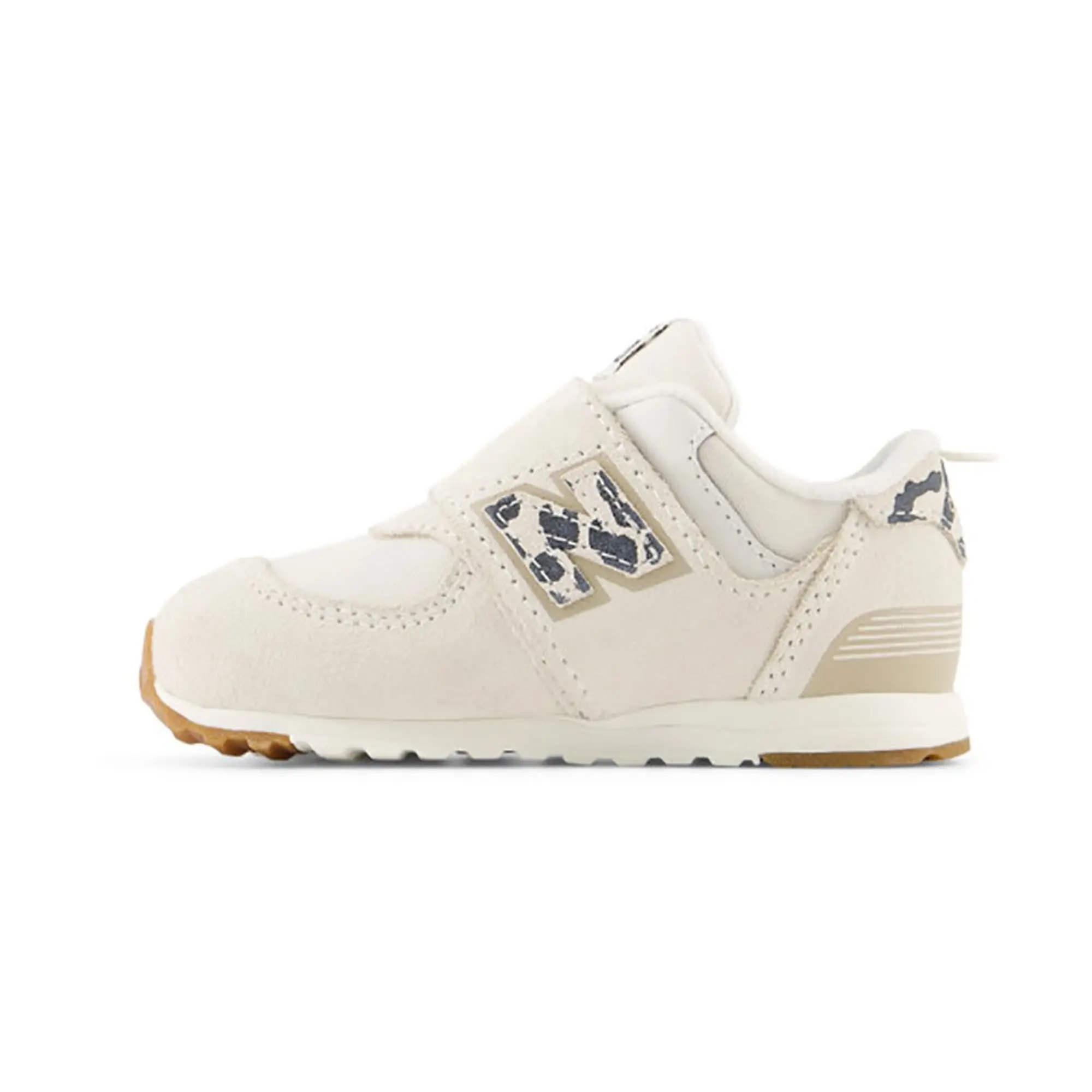 New Balance Off-White 574 V Girls Toddler Trainers