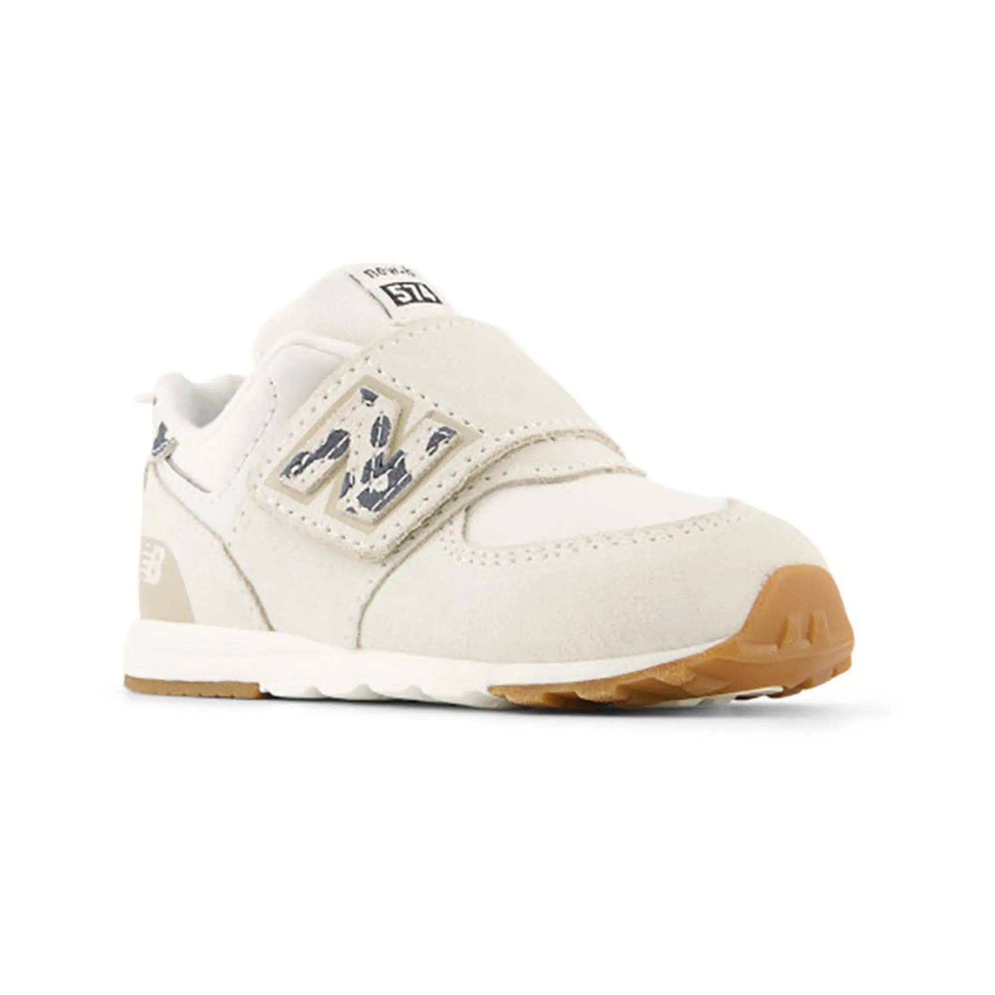 New Balance Off-White 574 V Girls Toddler Trainers