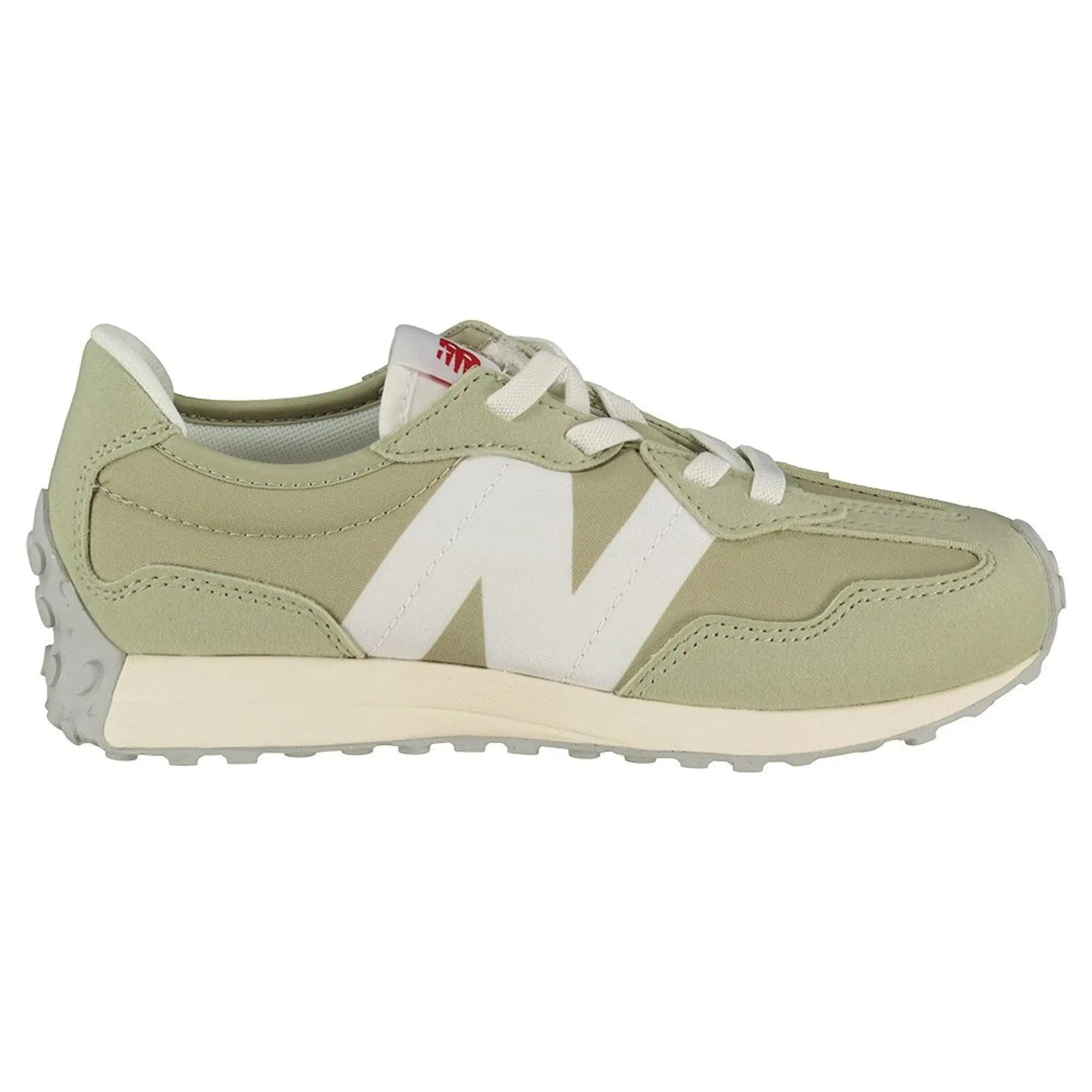 New Balance Kids' 327 in Green/White Synthetic