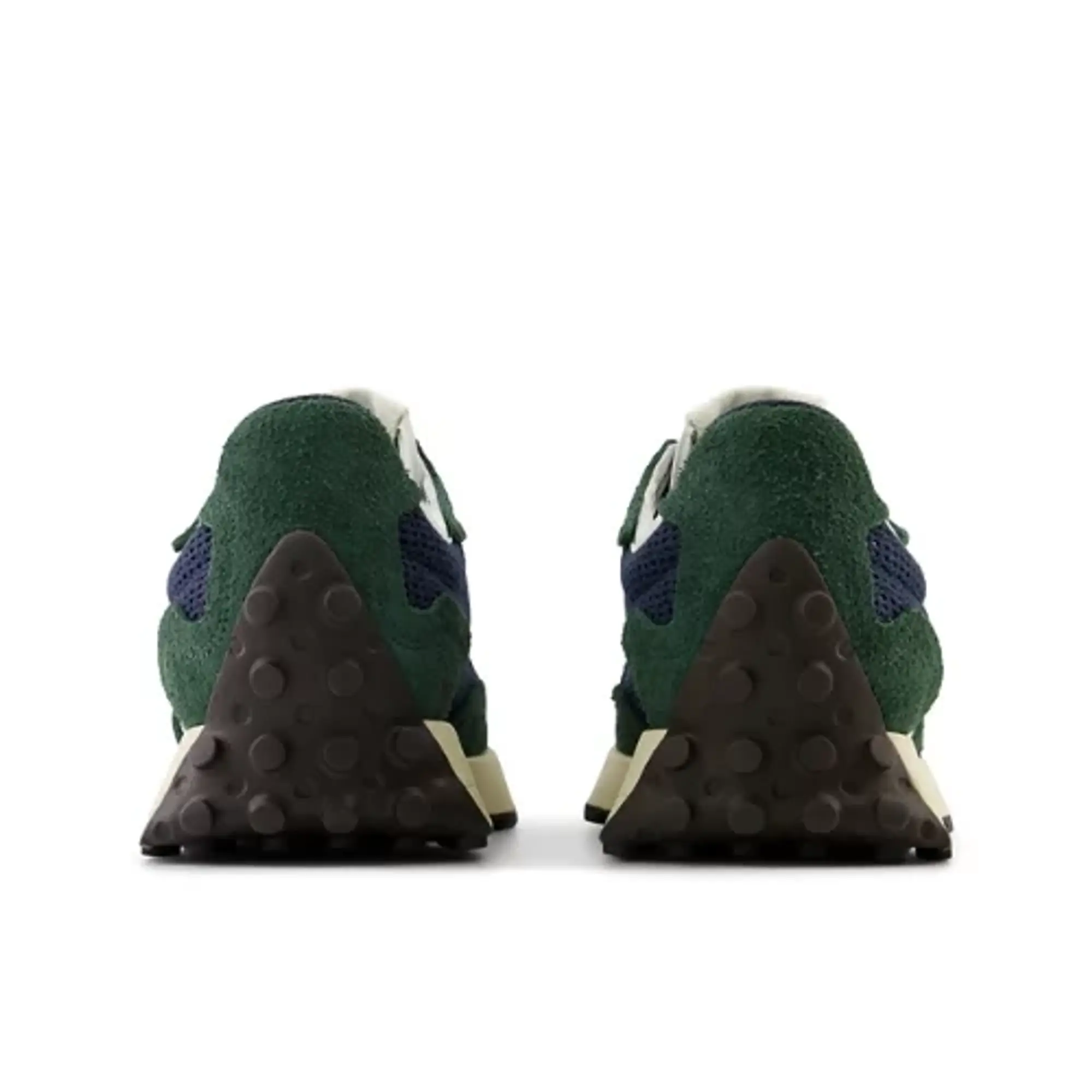 New Balance Unisex 327 in Green/Grey Suede/Mesh