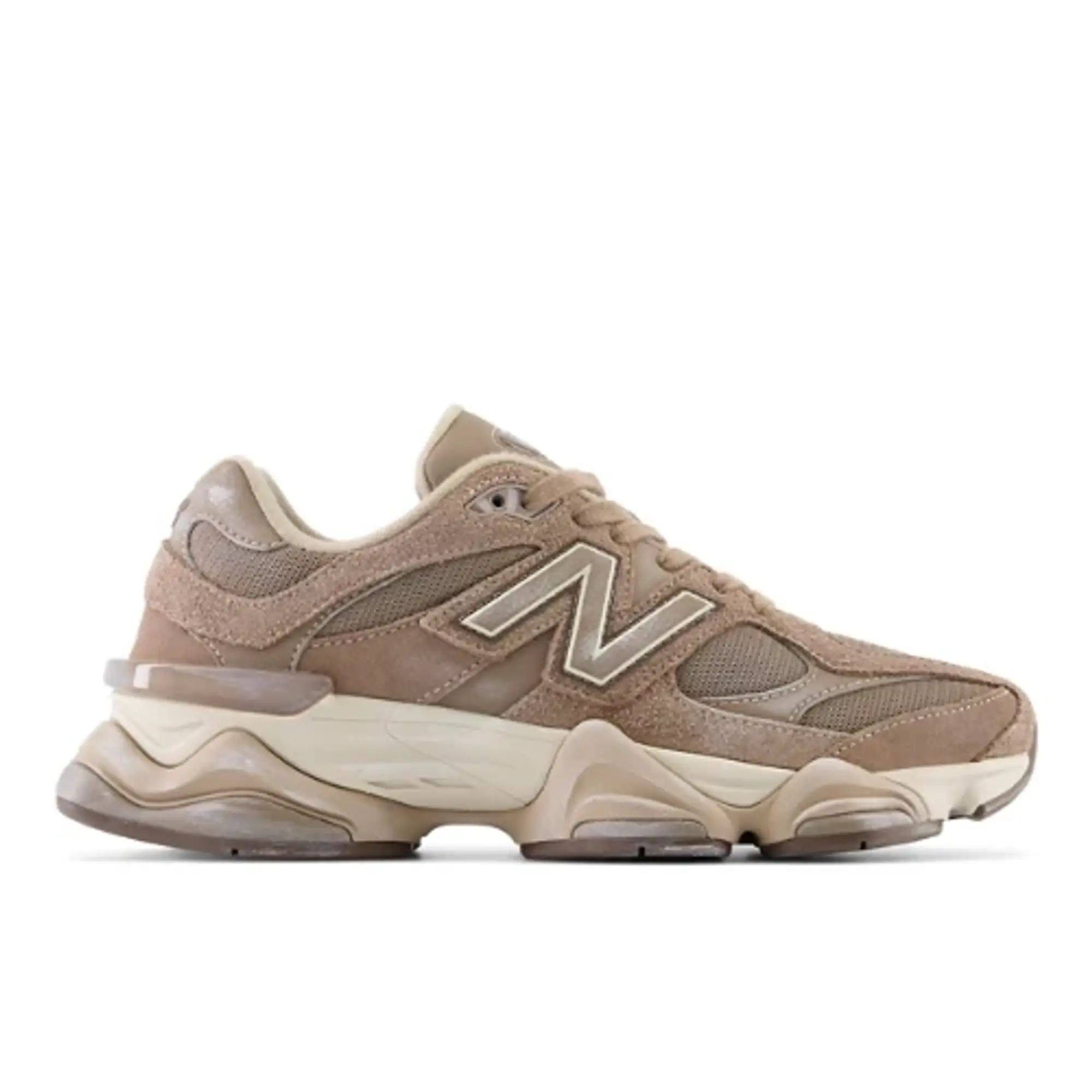 New Balance Unisex 9060 in Brown/Grey Leather