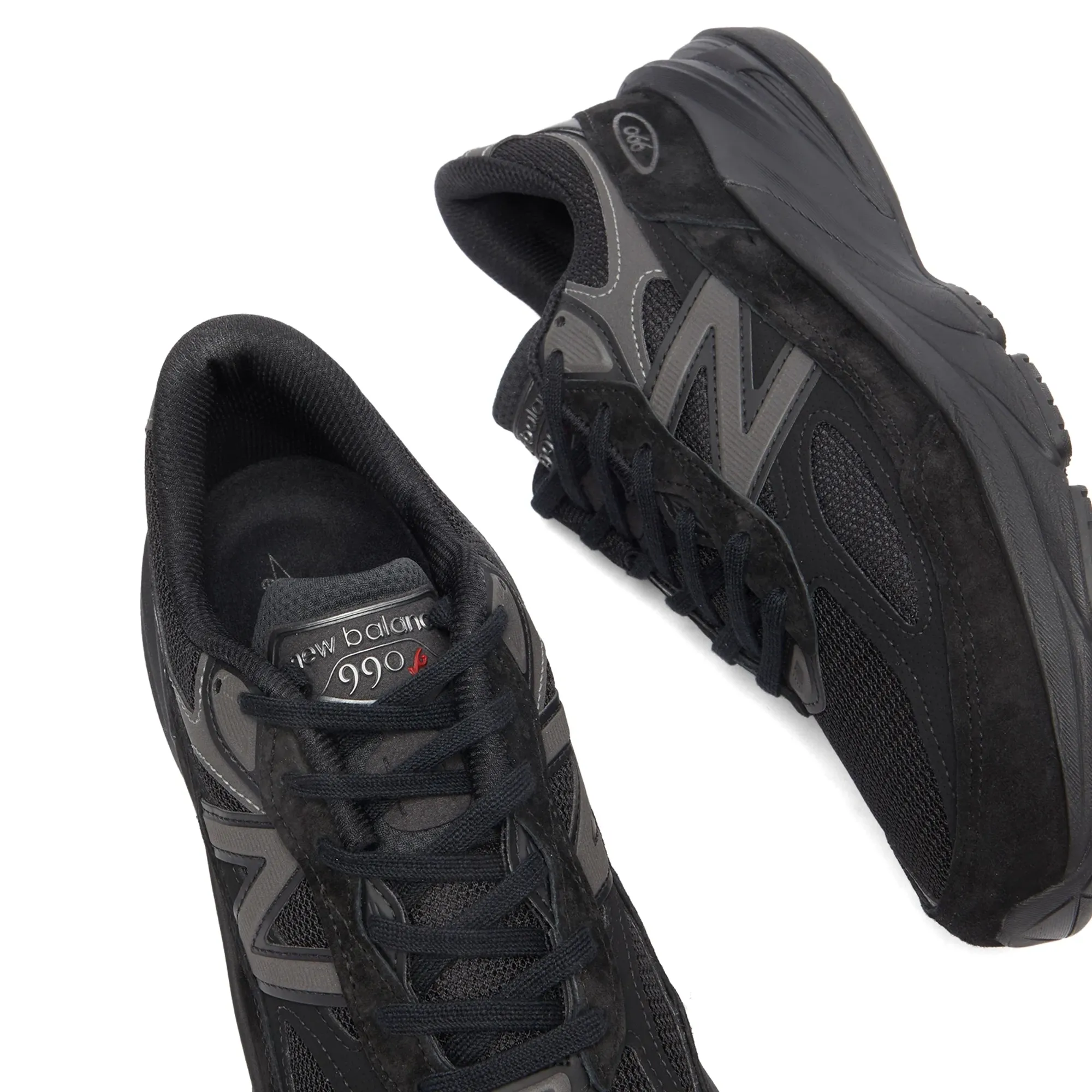 NEW BALANCE U990bb6 990 v6 27cm Dウィズ オールブラック トリプル 
