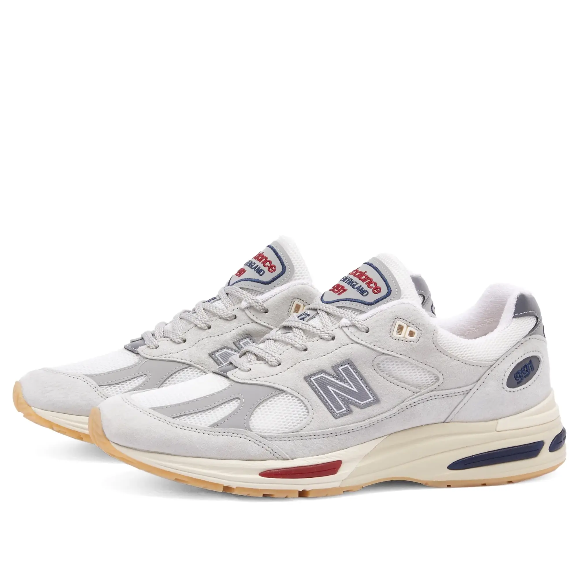 New Balance 991v2 Made in UK Women's, White