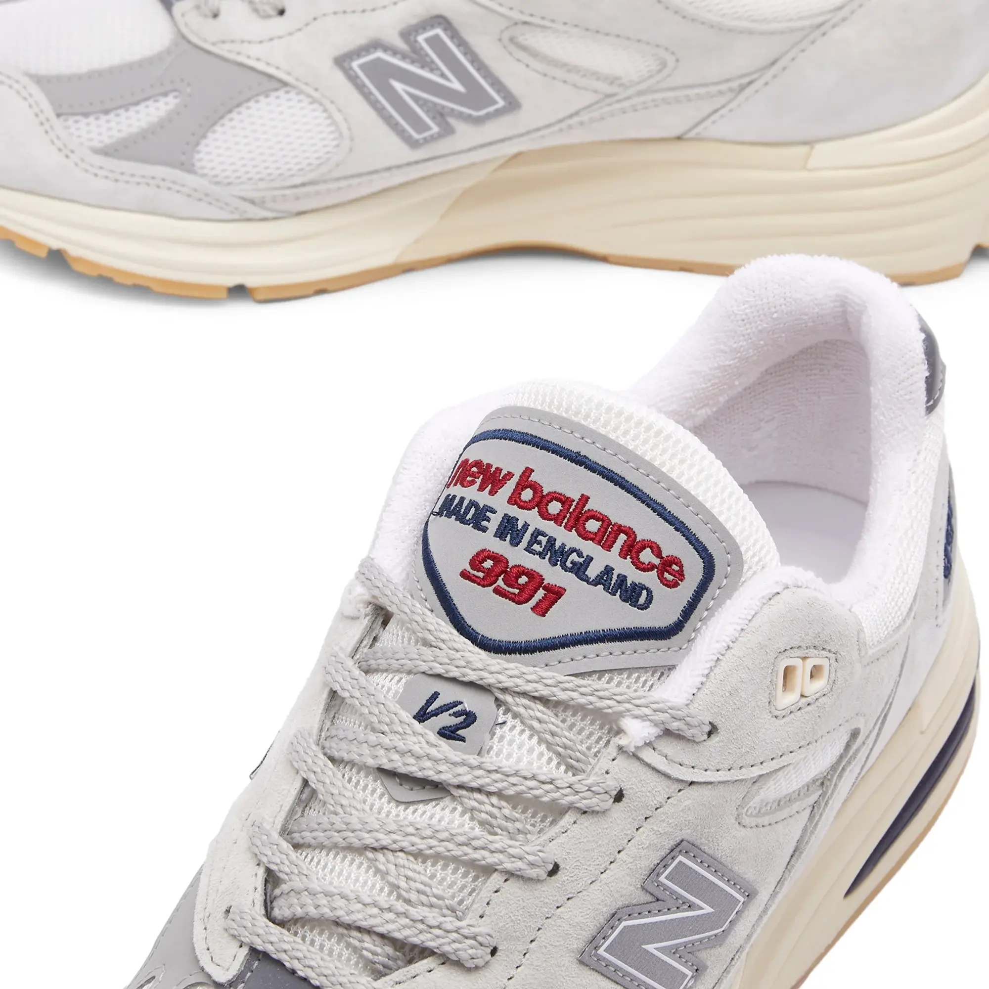 New Balance 991v2 Made in UK Women's, White