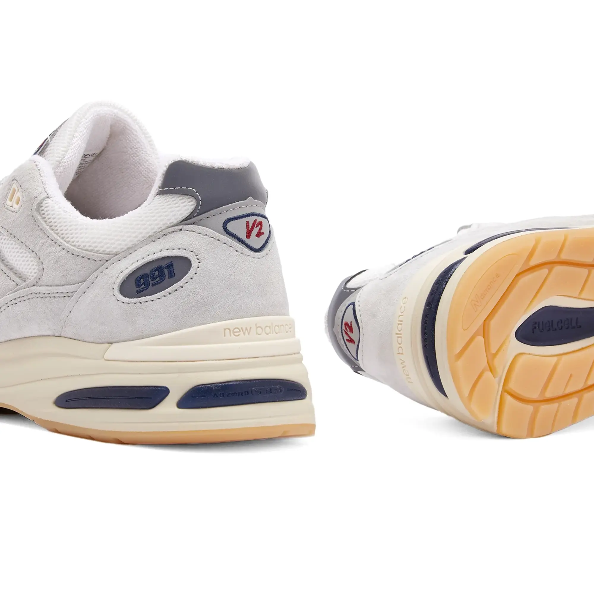 New Balance 991v2 Made in UK Women's, White