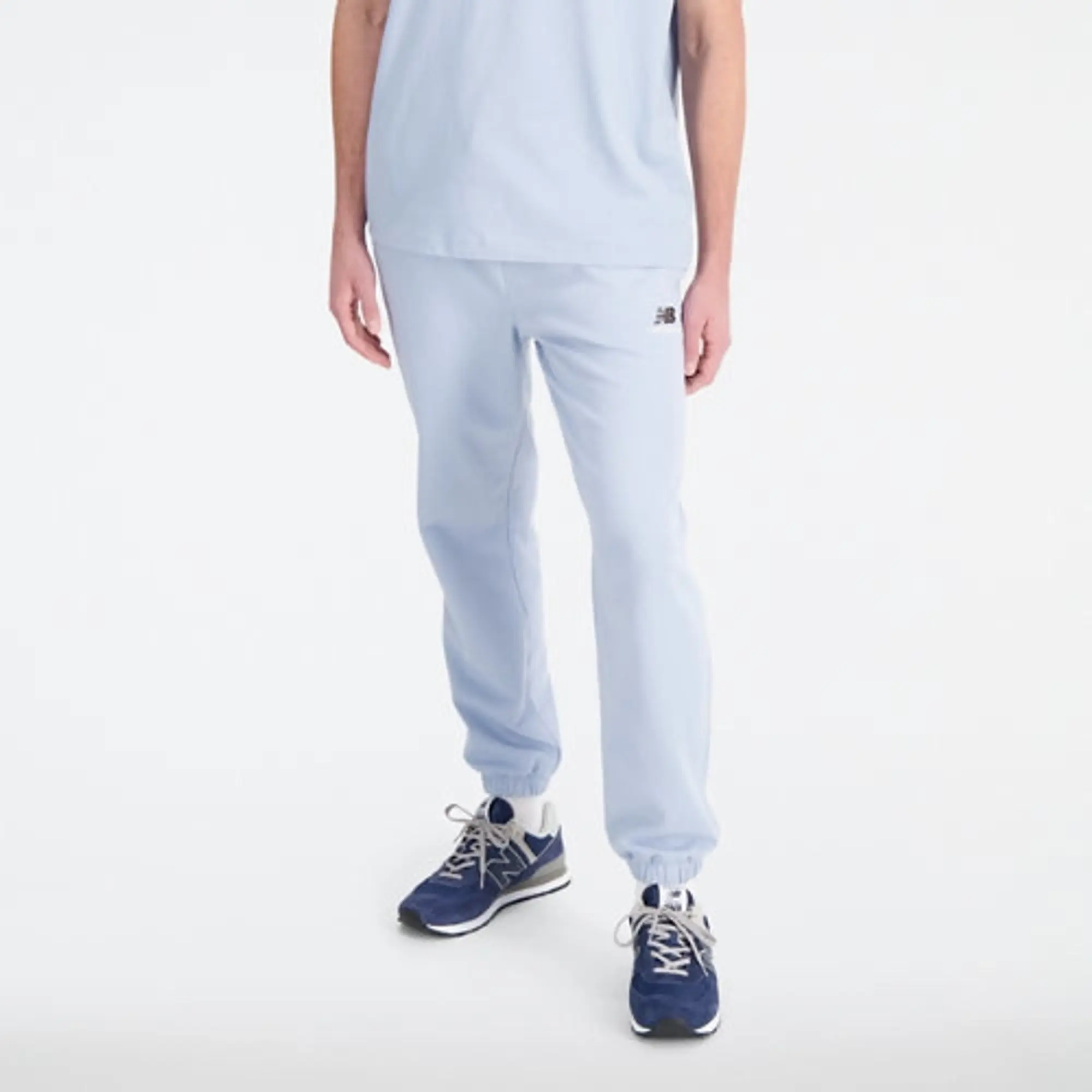 New Balance Unisex Uni-ssentials French Terry Sweatpant in Grey Cotton