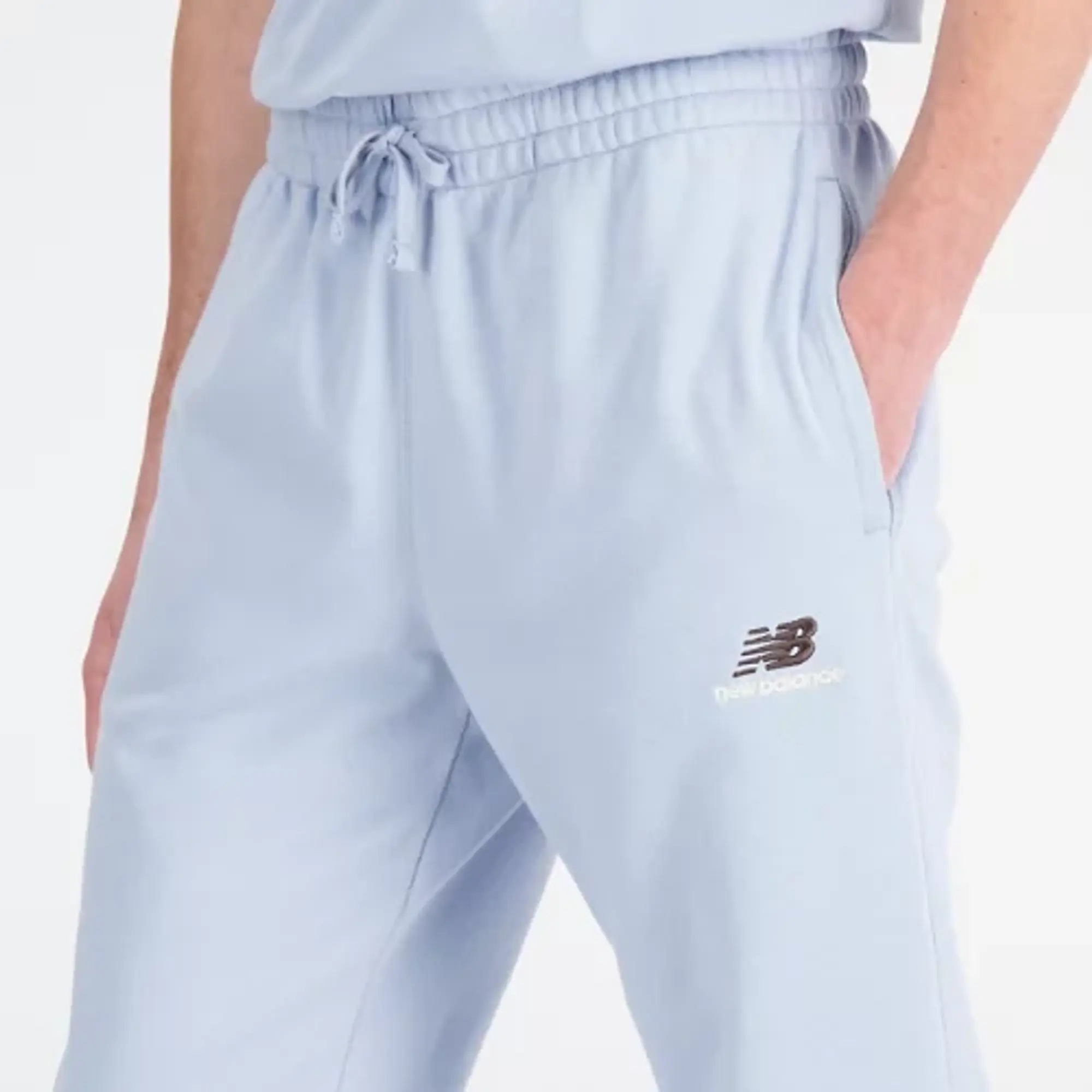 New Balance Unisex Uni-ssentials French Terry Sweatpant in Grey Cotton