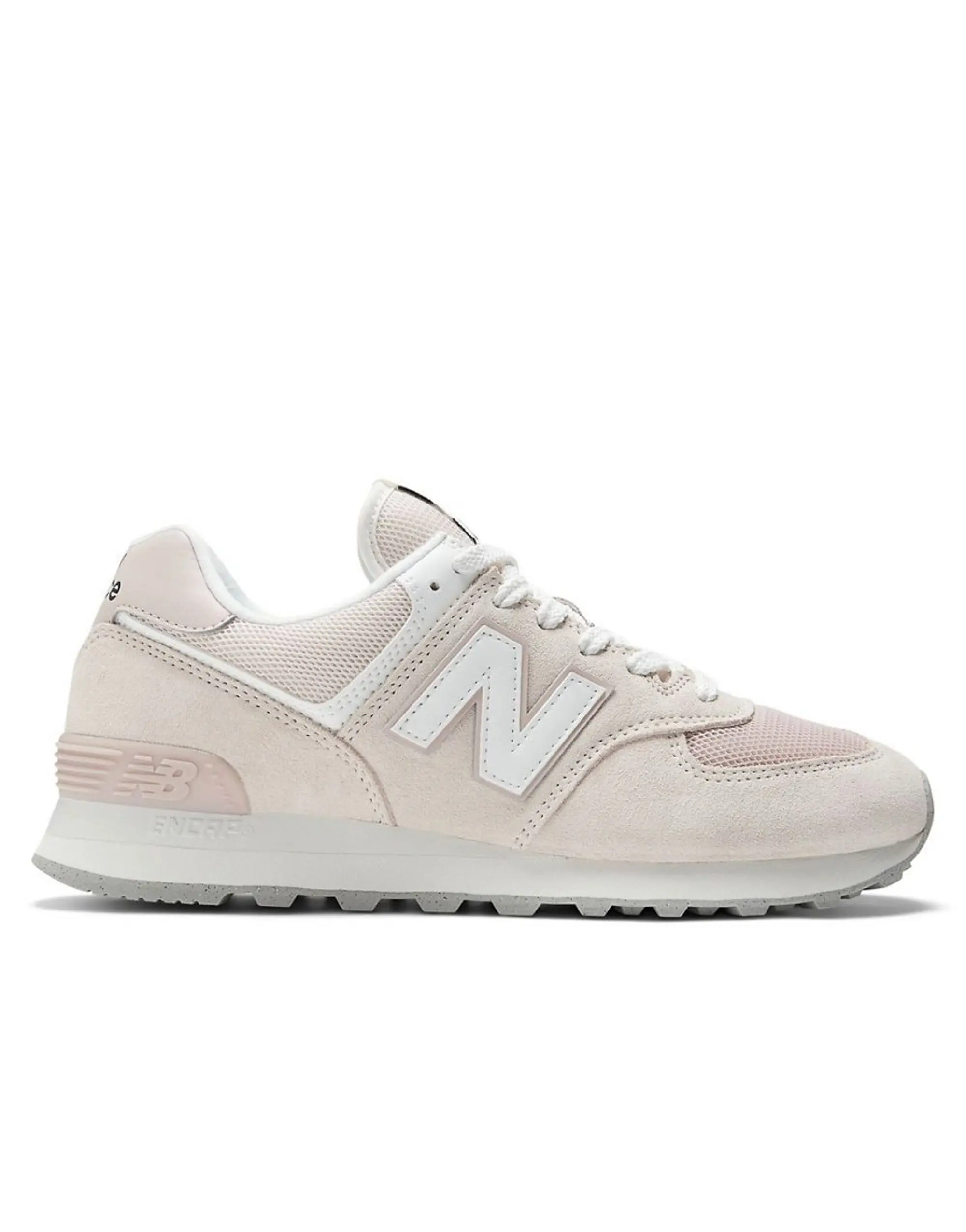 New Balance 574 Trainers In Light Pink Red U574FPP FOOTY.COM