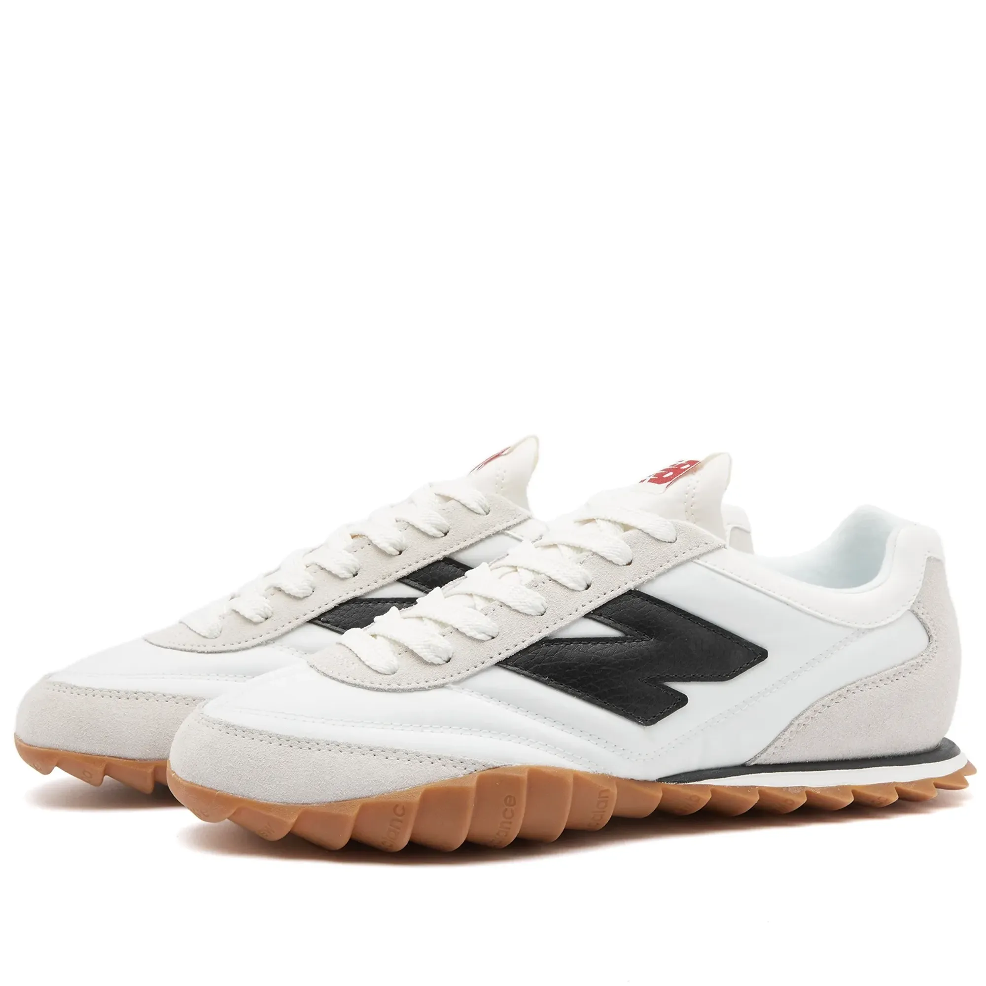 New Balance R30 New Balance Unisex RC30 in White/Black/Red Suede/Mesh | URC30AI | FOOTY.COM