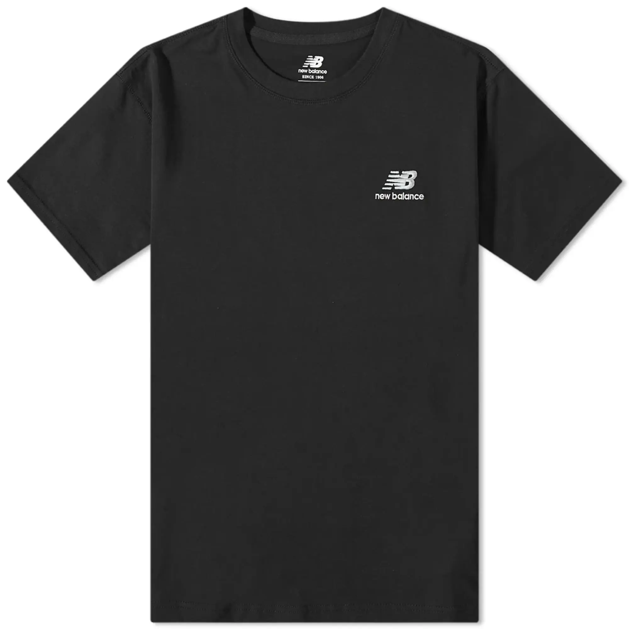 New Balance Unisex Uni-ssentials Cotton T-Shirt in Black