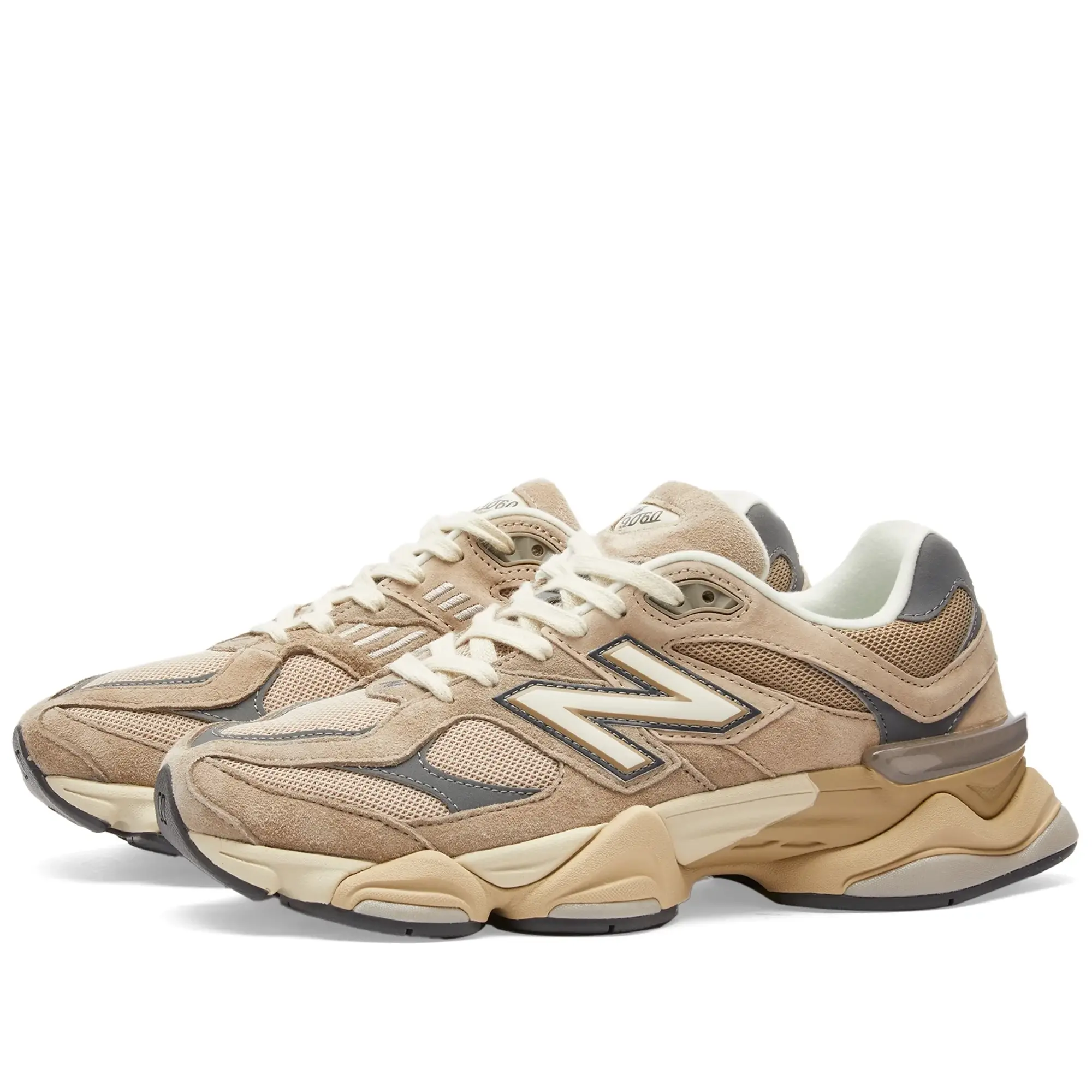 New Balance 9060 Trainers In Beige And Navy-Neutral