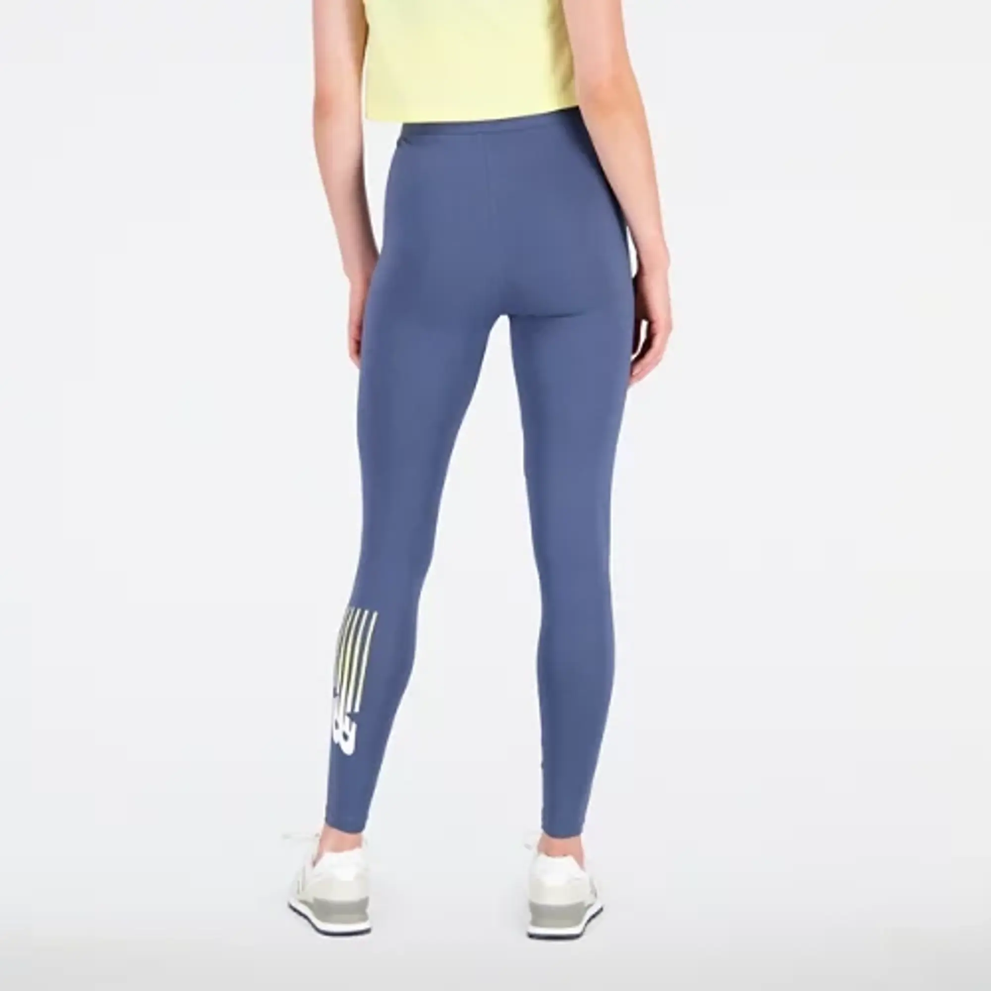 New Balance Women's NB Classic Legging in Blue Poly Knit