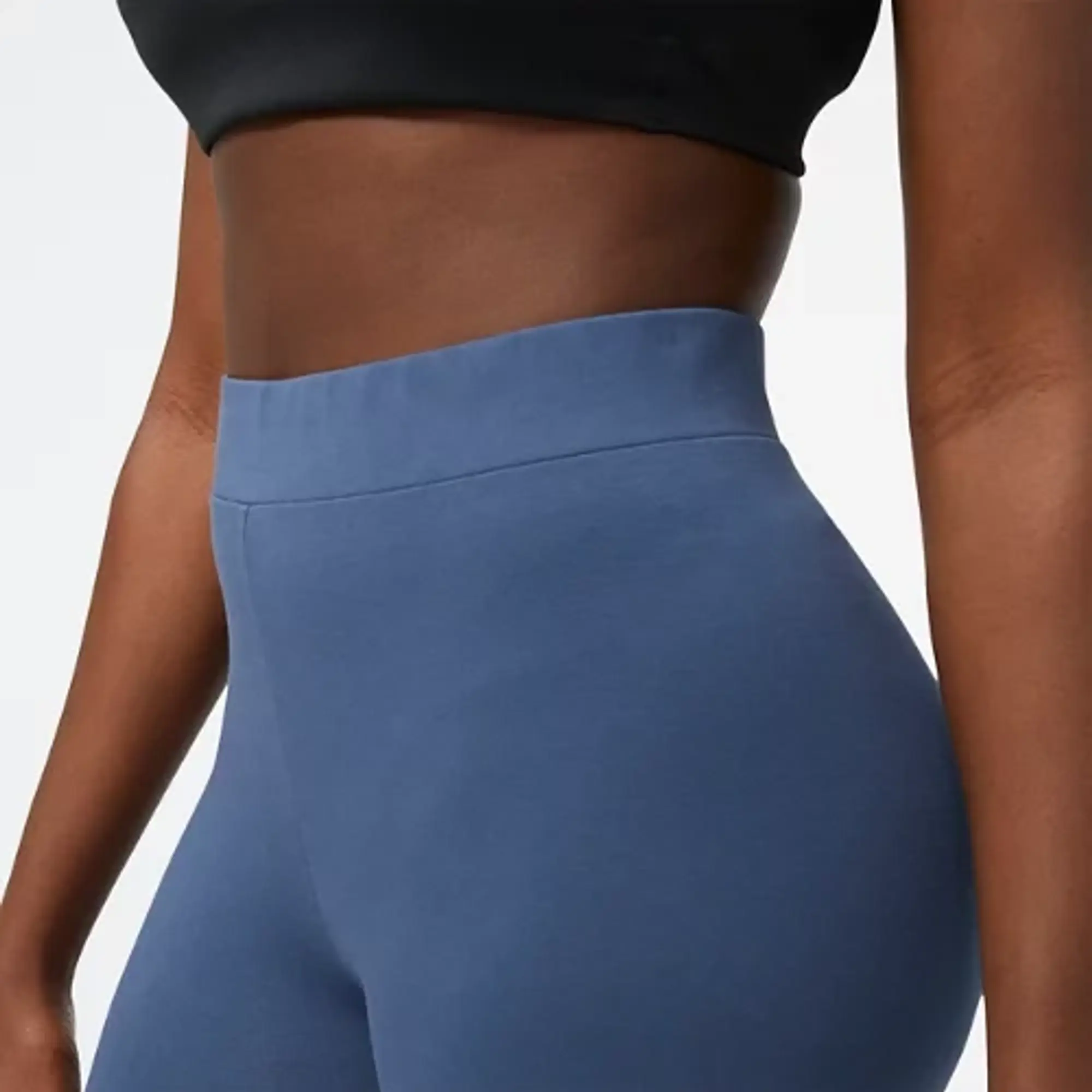 New Balance Women's NB Classic Legging in Blue Poly Knit
