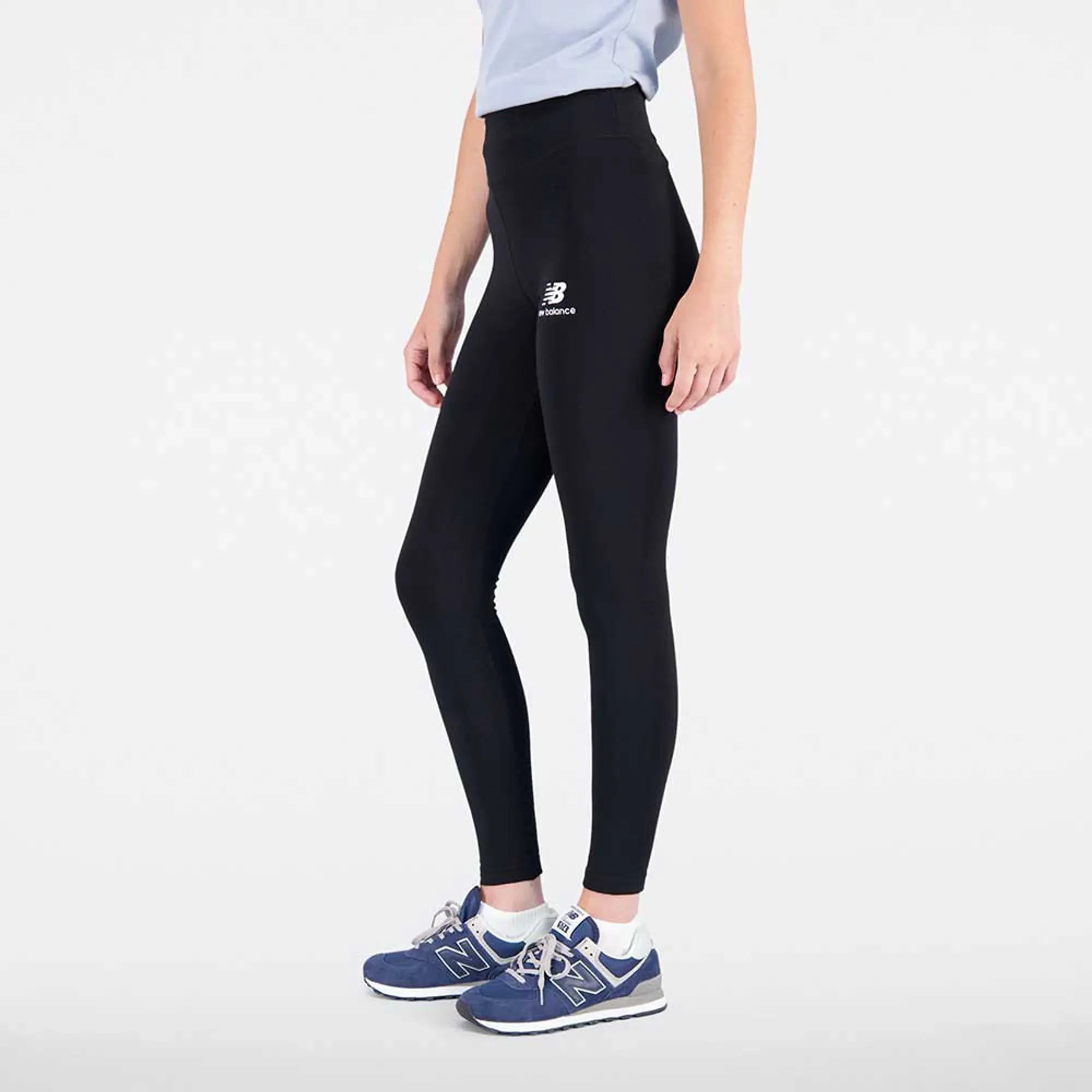 New Balance Essentials Stacked Logo Cotton Leggings