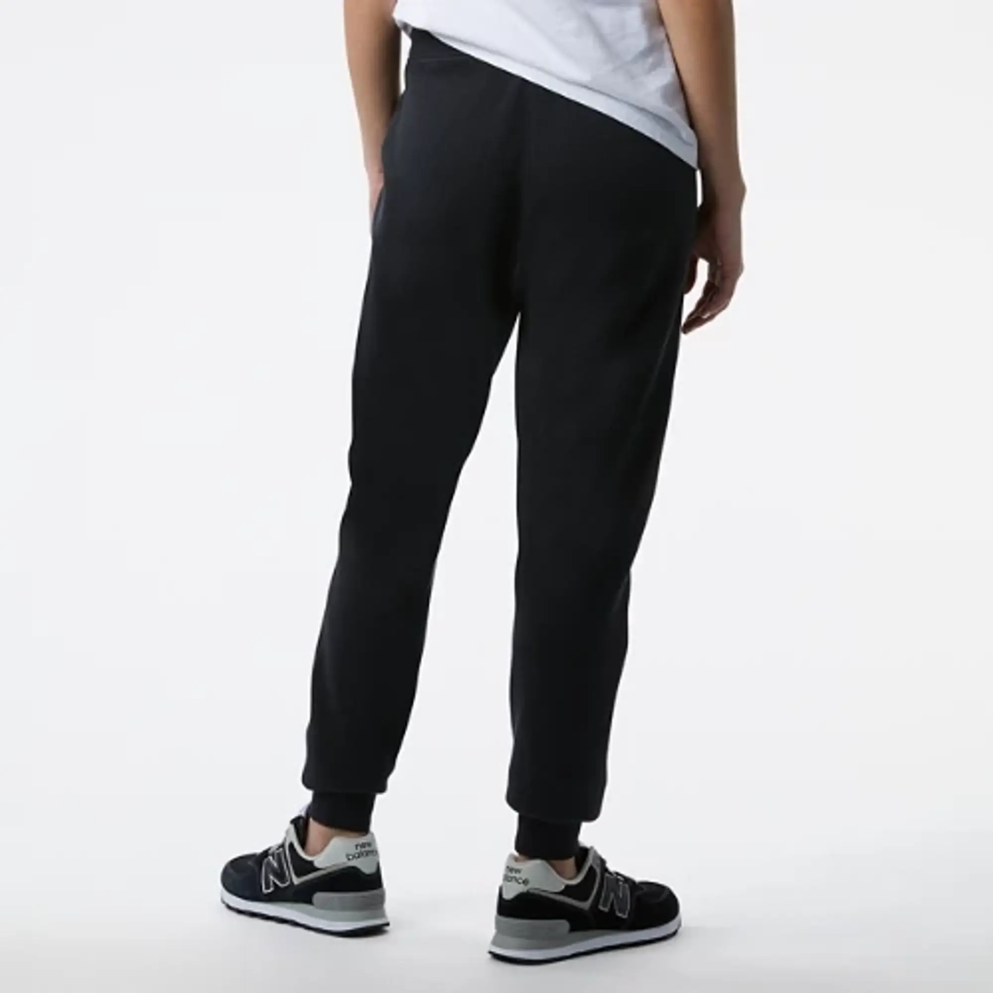 New Balance Women's NB Classic Core Fleece Pant in Black Cotton
