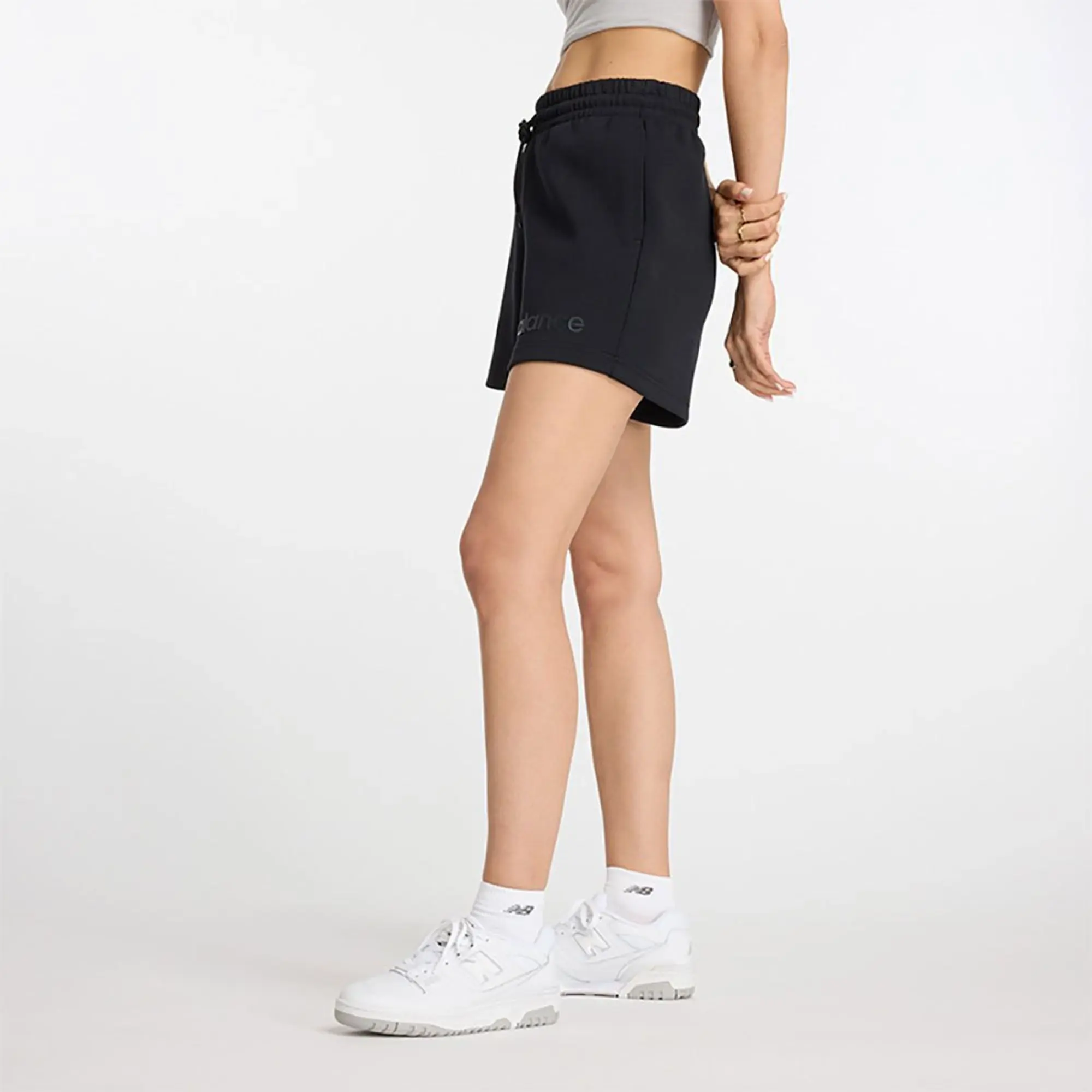 New Balance Women's Hyper Density Short in Black Cotton