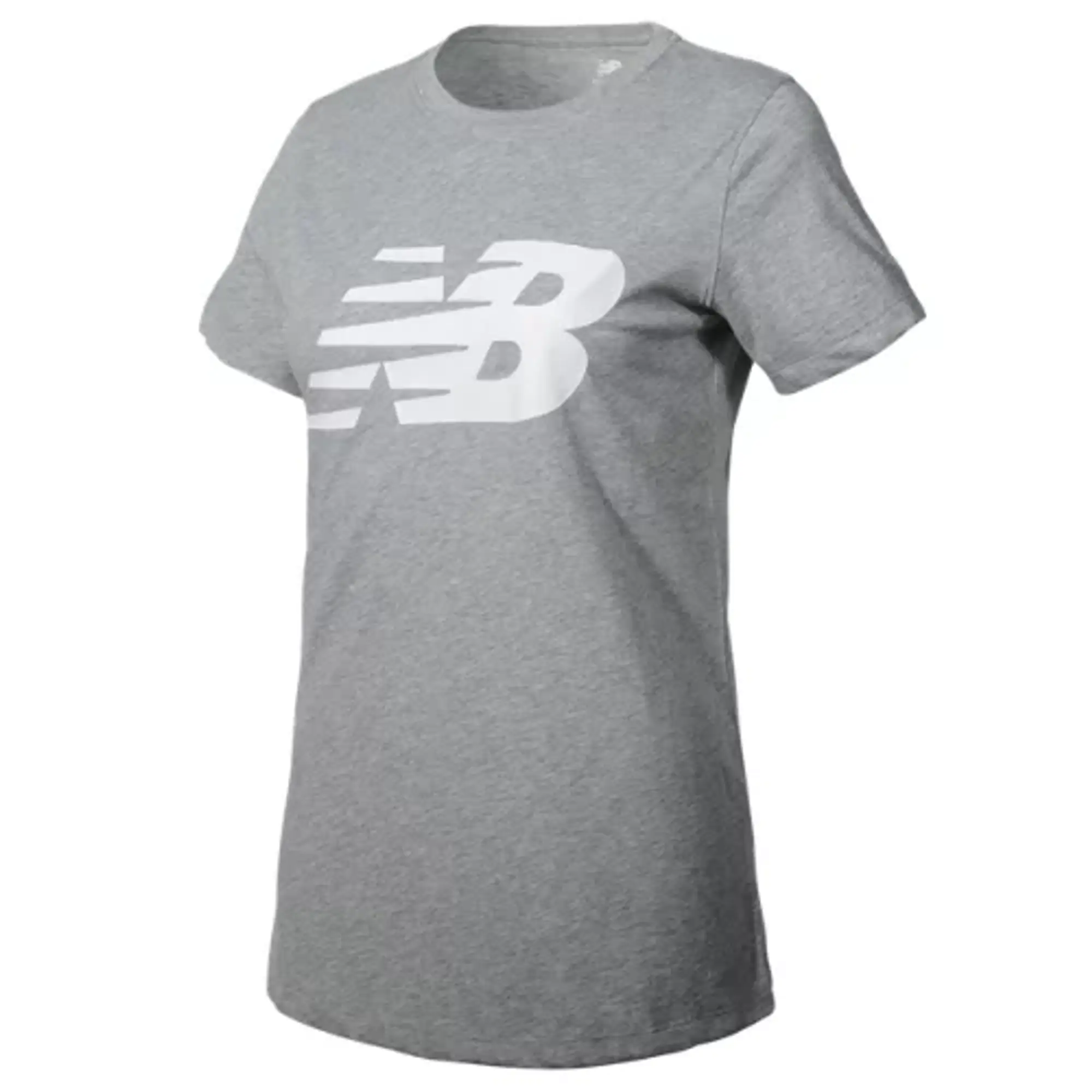 New Balance Women's Classic Flying NB Graphic T-Shirt in Black Cotton