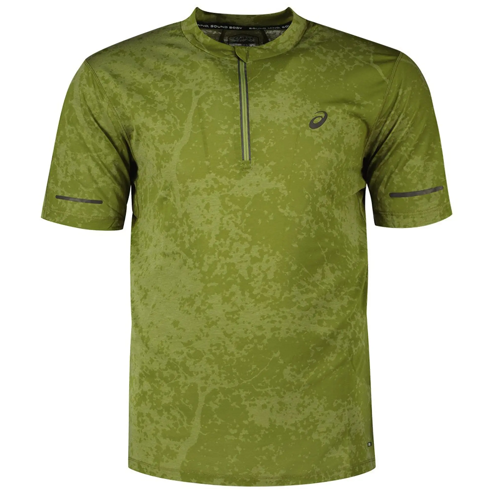 Asics Metarun Pattern 1/2 Zip Ss Top
