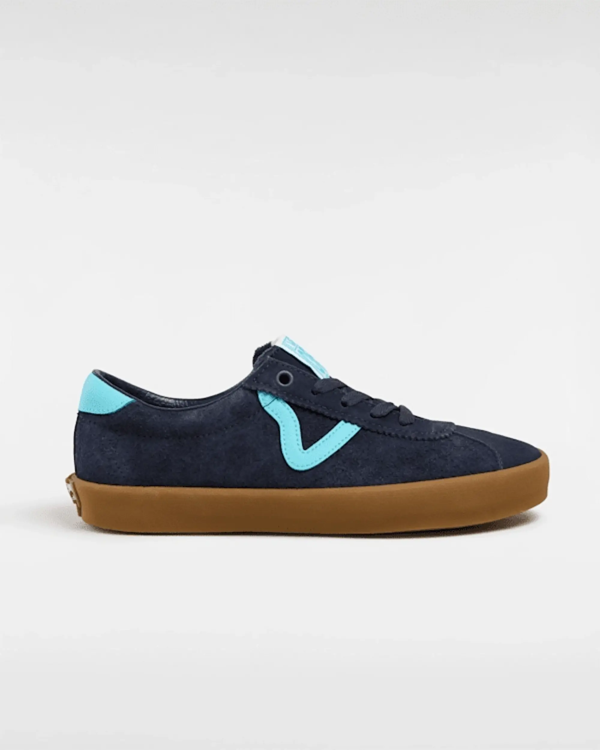 Vans Sport Low WoMens Blue/Gum Trainers Suede