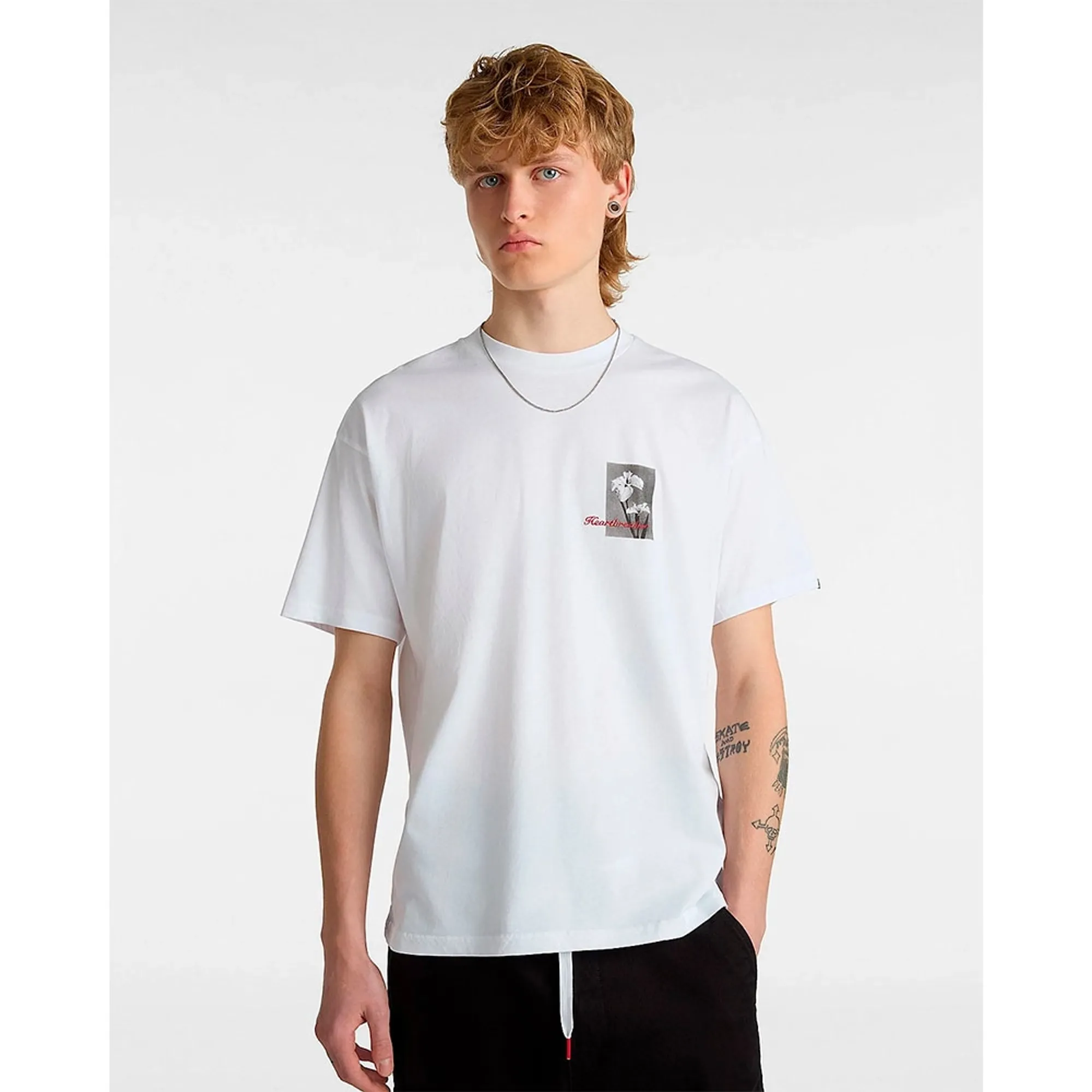 Vans Broken Orchid T-Shirt (White) Men White