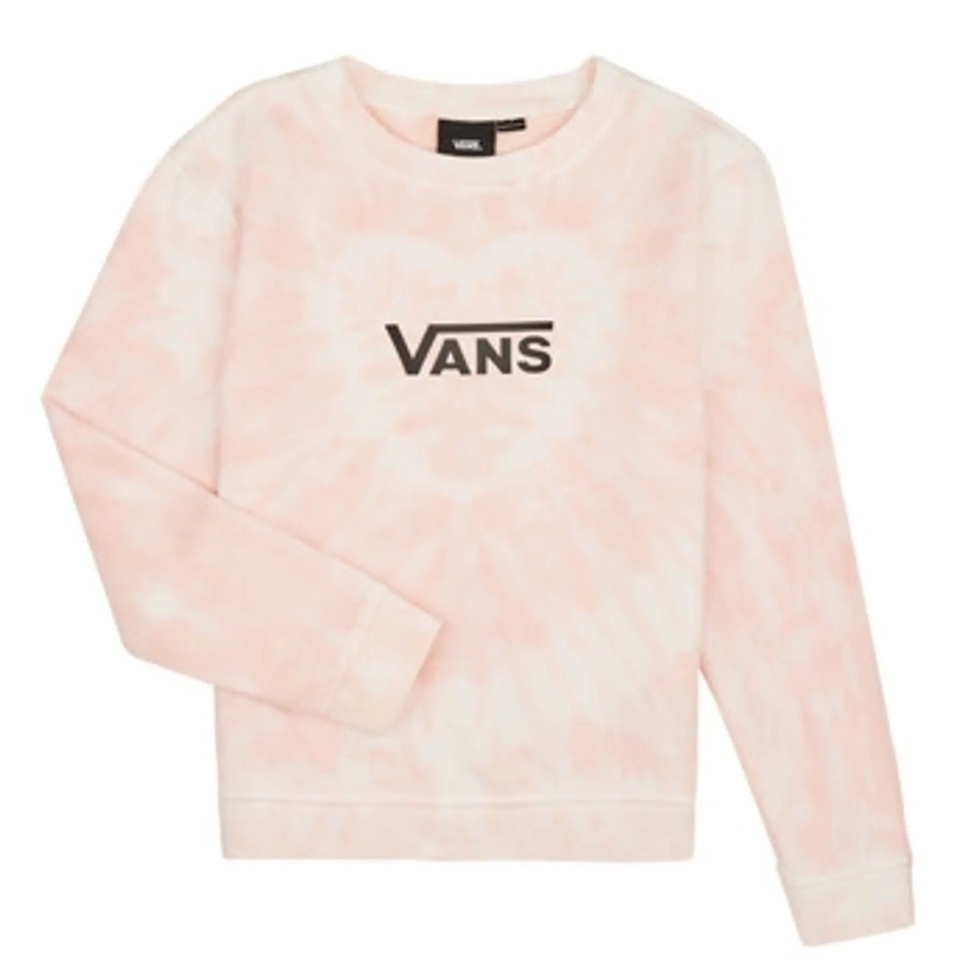 Vans  TIE-DYE HEART CREW  girls's Children's Sweatshirt in White