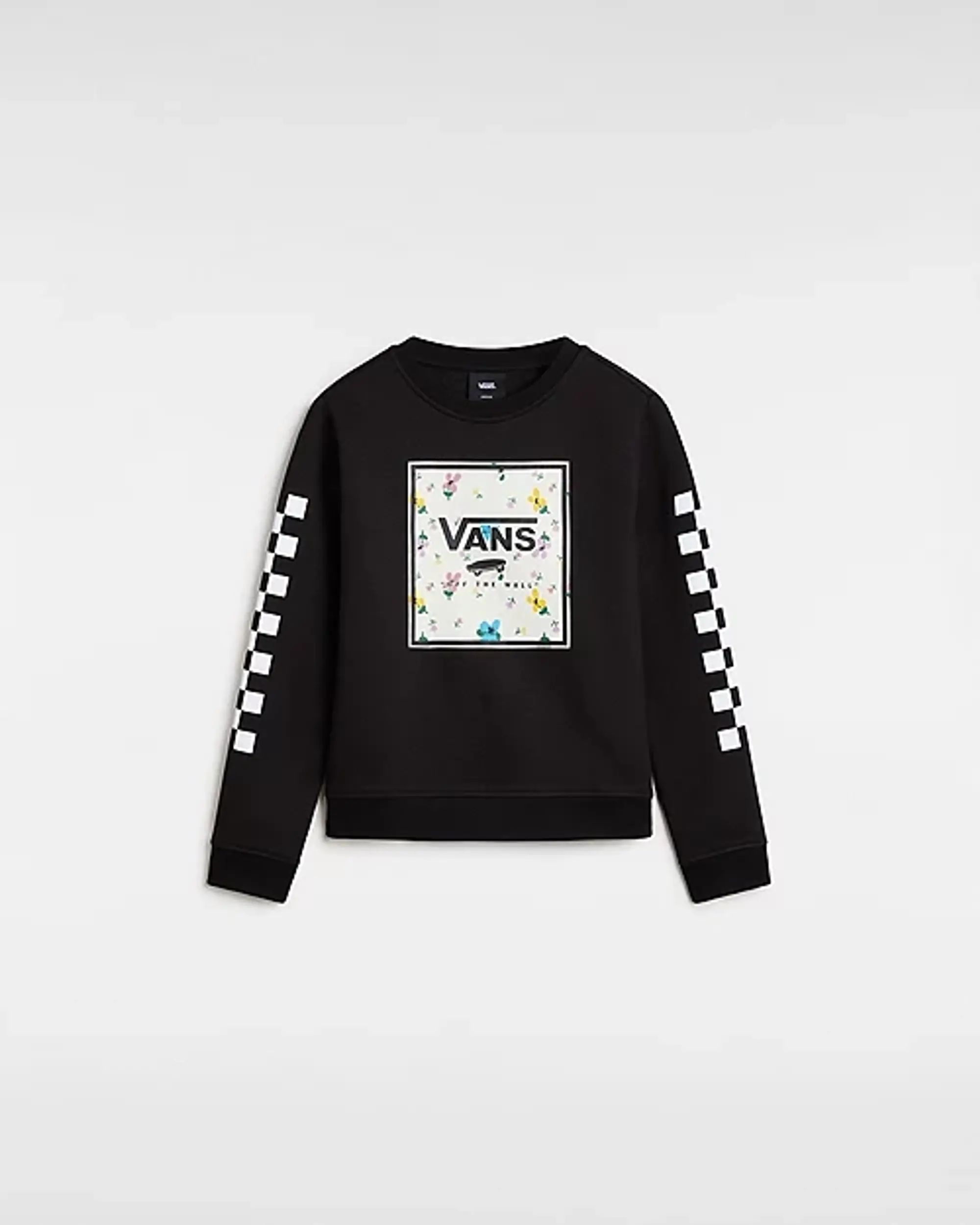 Vans - Girls Bloomer Boxed Crew Sweatshirt (8-14 Years), Black