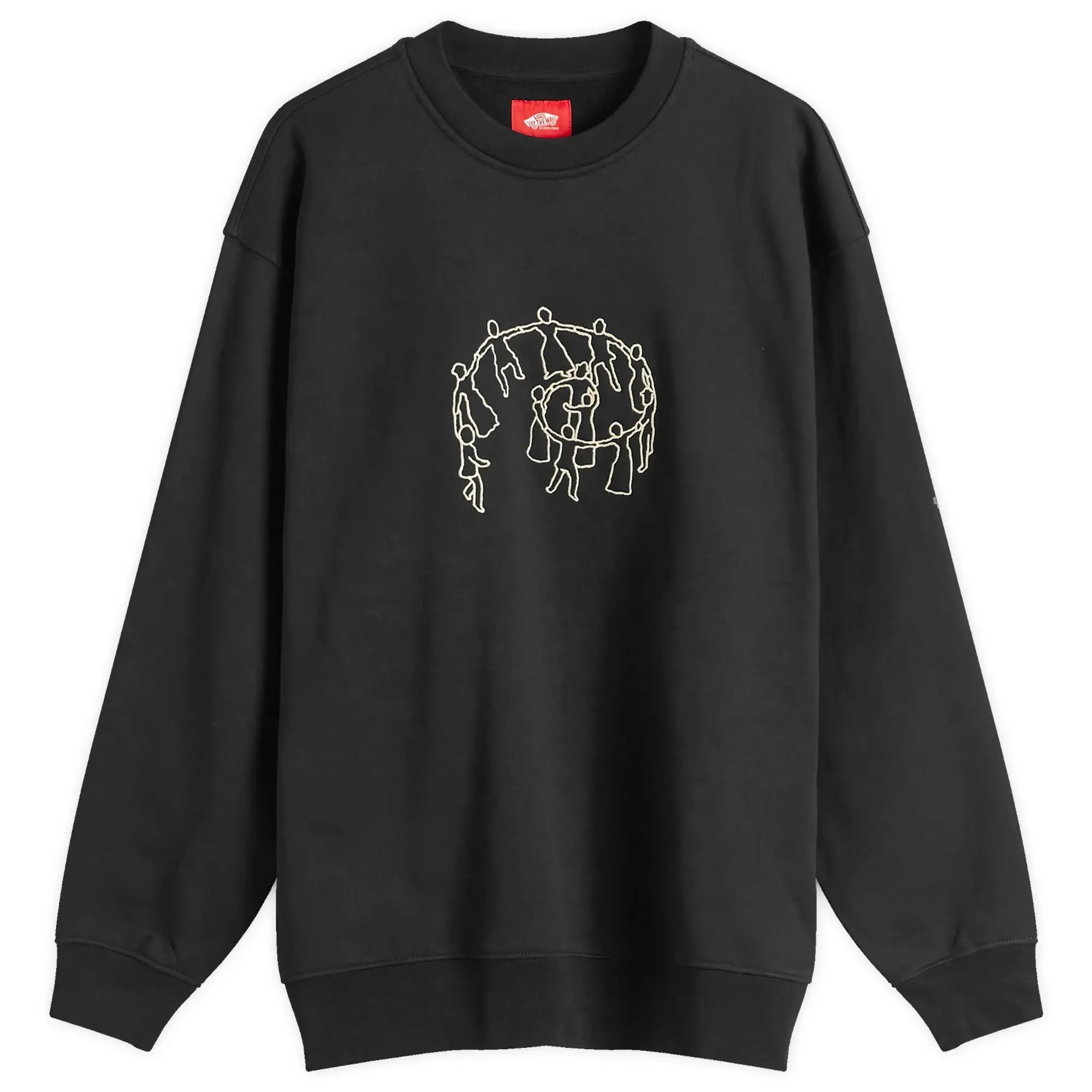 Vans - Skate Hold Hands Pullover Sweatshirt, Man, Black