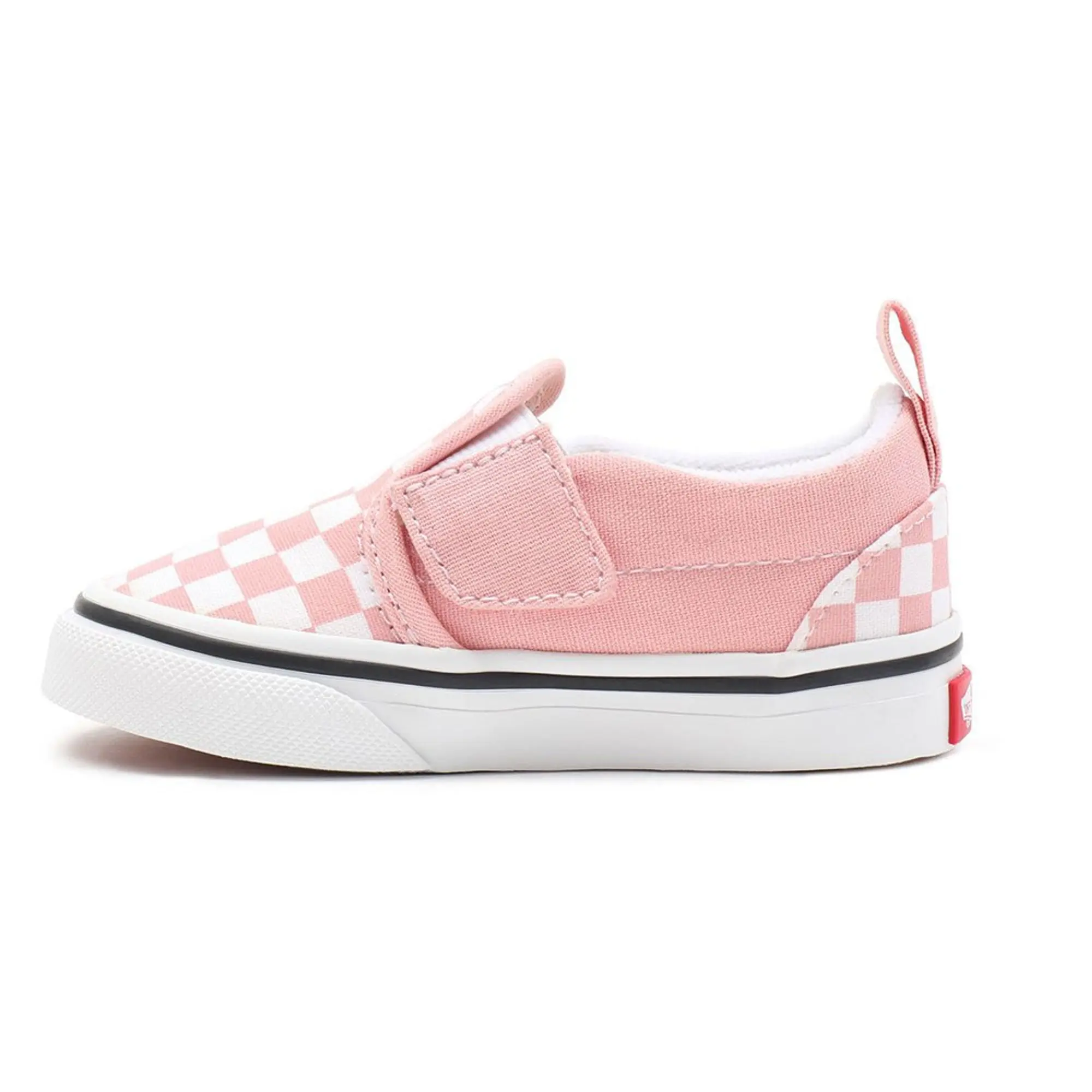 Vans white pink slip on v Girls Toddler trainers VN000UBS99H FOOTY.COM