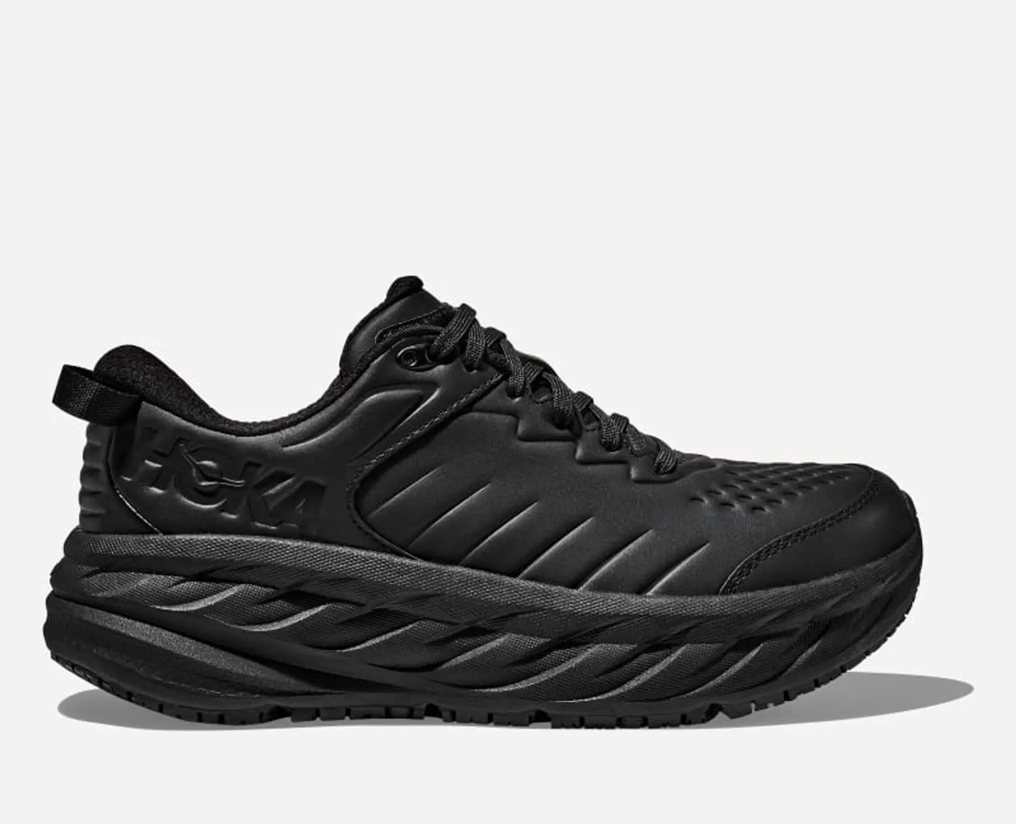 Hoka One One HOKA Men's Bondi SR Road Running Shoes in Black