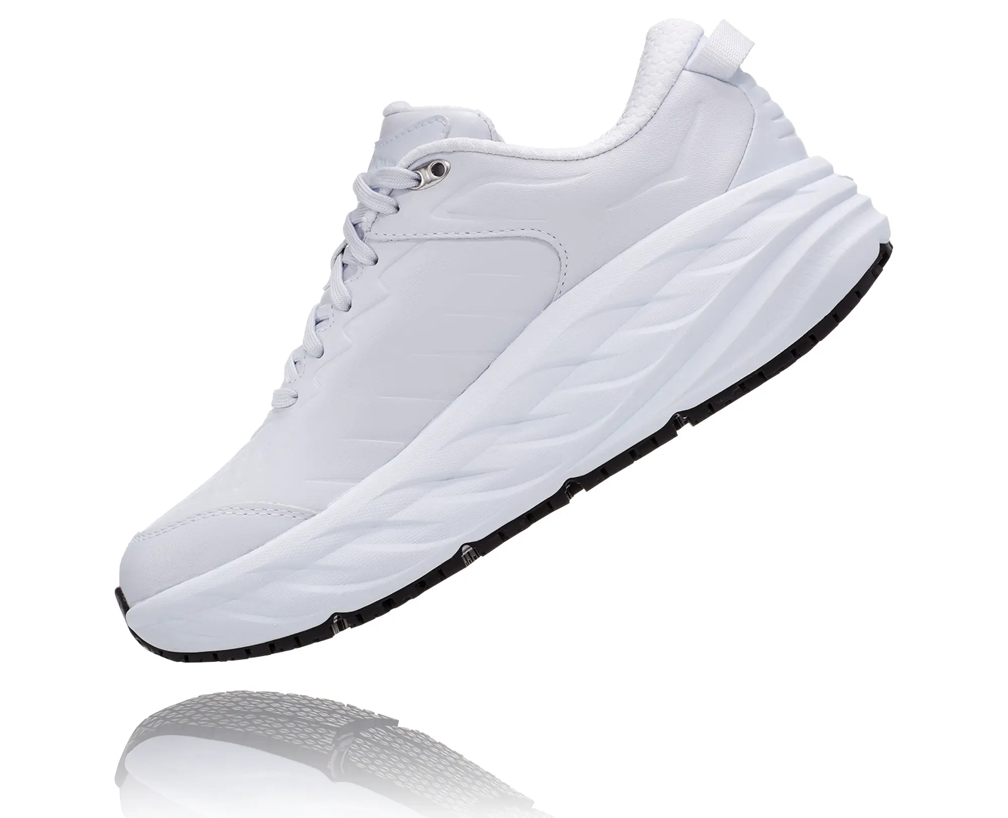 Hoka One One HOKA Women's Bondi SR Road Running Shoes in White