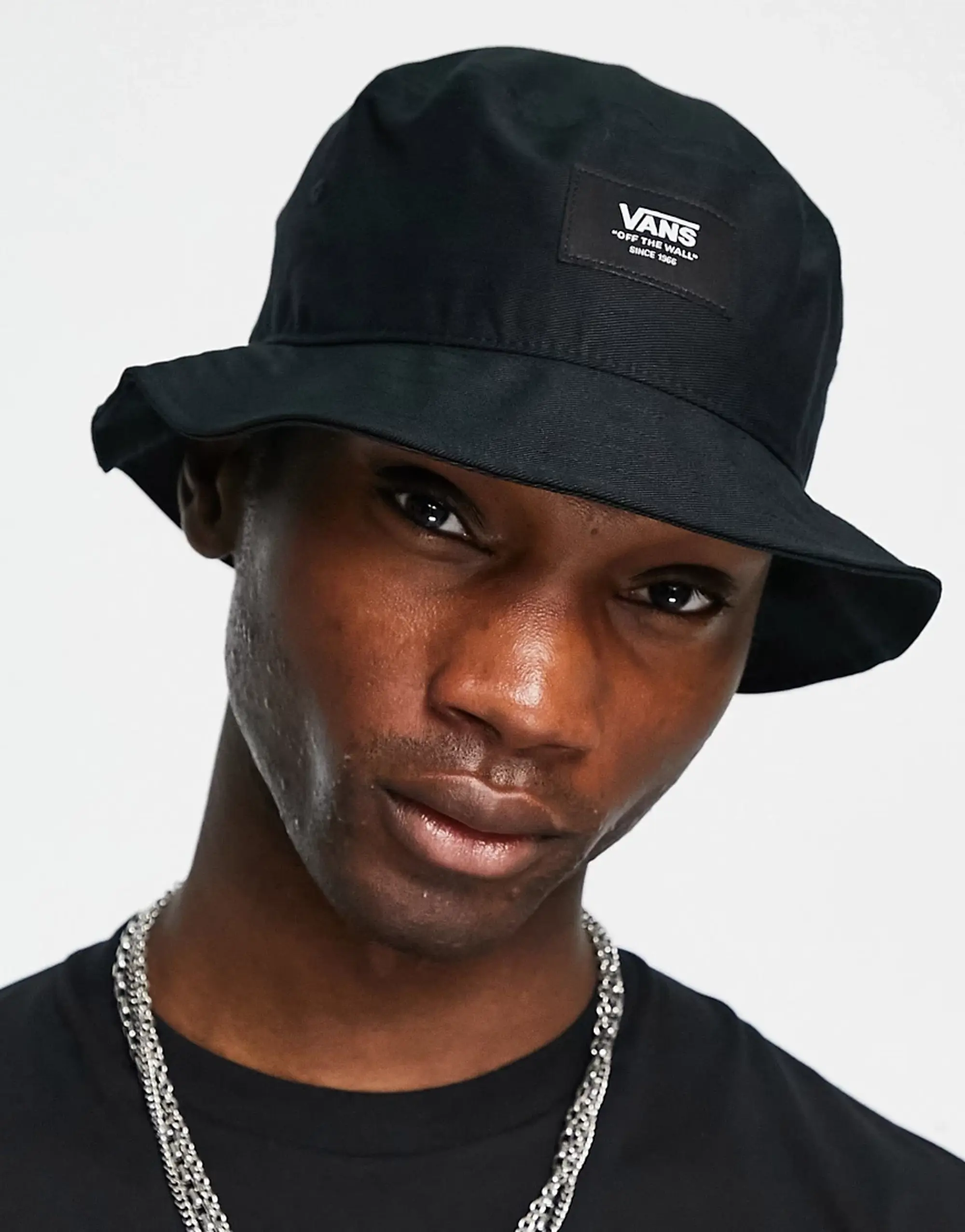 Vans - Vans Patch Bucket Hat, Man, Black
