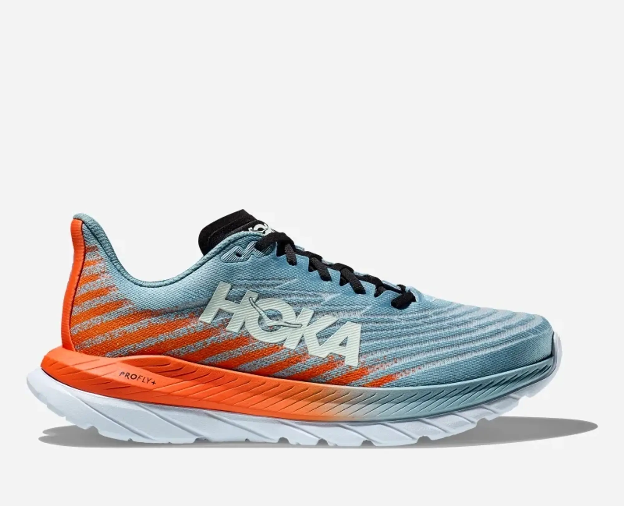 Hoka One One HOKA Men's Mach 5 Road Running Shoes in Mountain Spring/Puffin's Bill