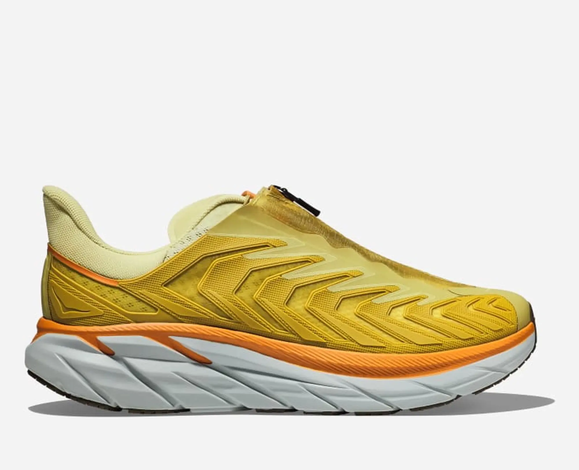 Hoka One One HOKA Project Clifton Lifestyle Shoes in Golden Lichen/Celery Root