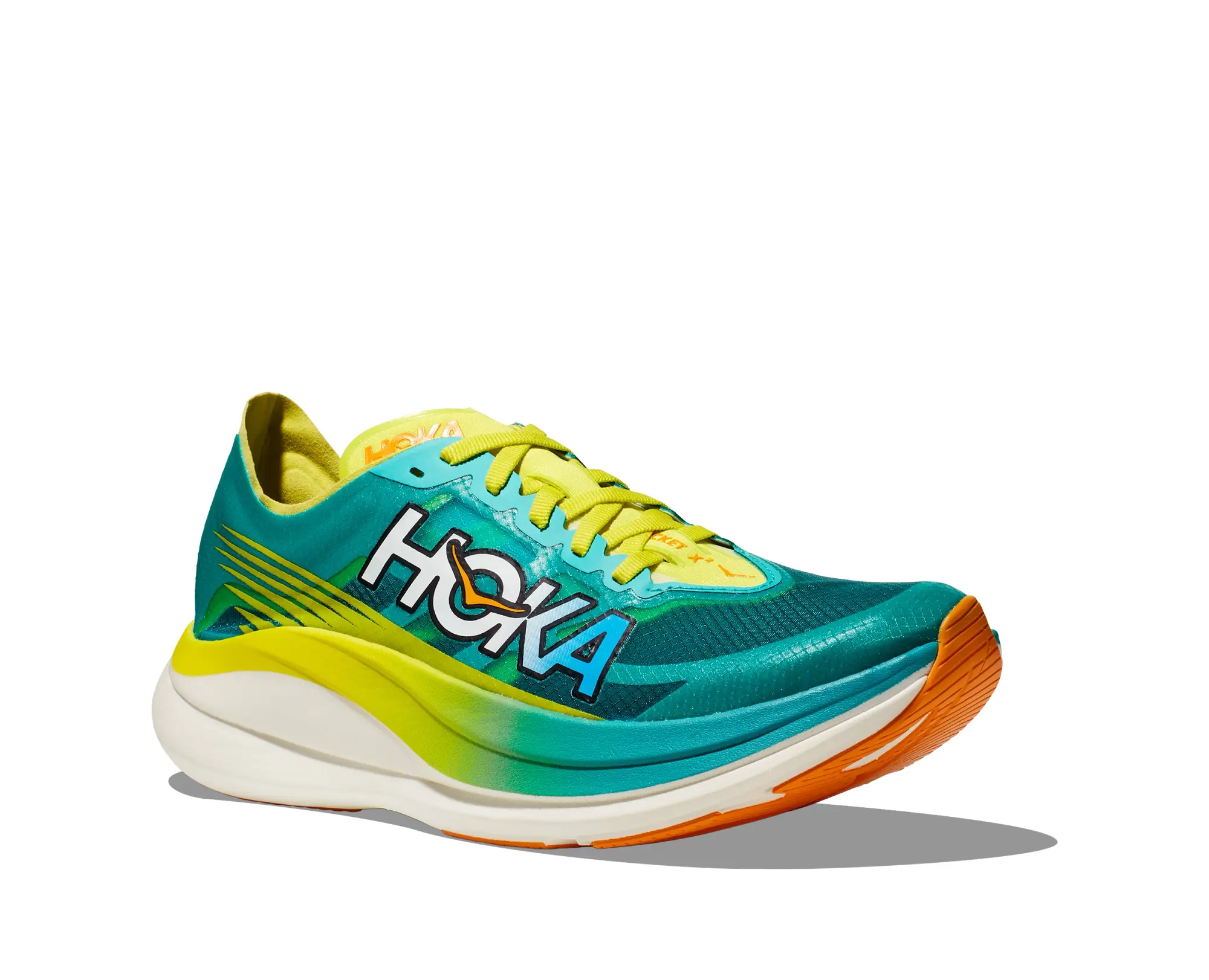Hoka One One HOKA Rocket X 2 Race Shoes in Ceramic/Evening Primrose