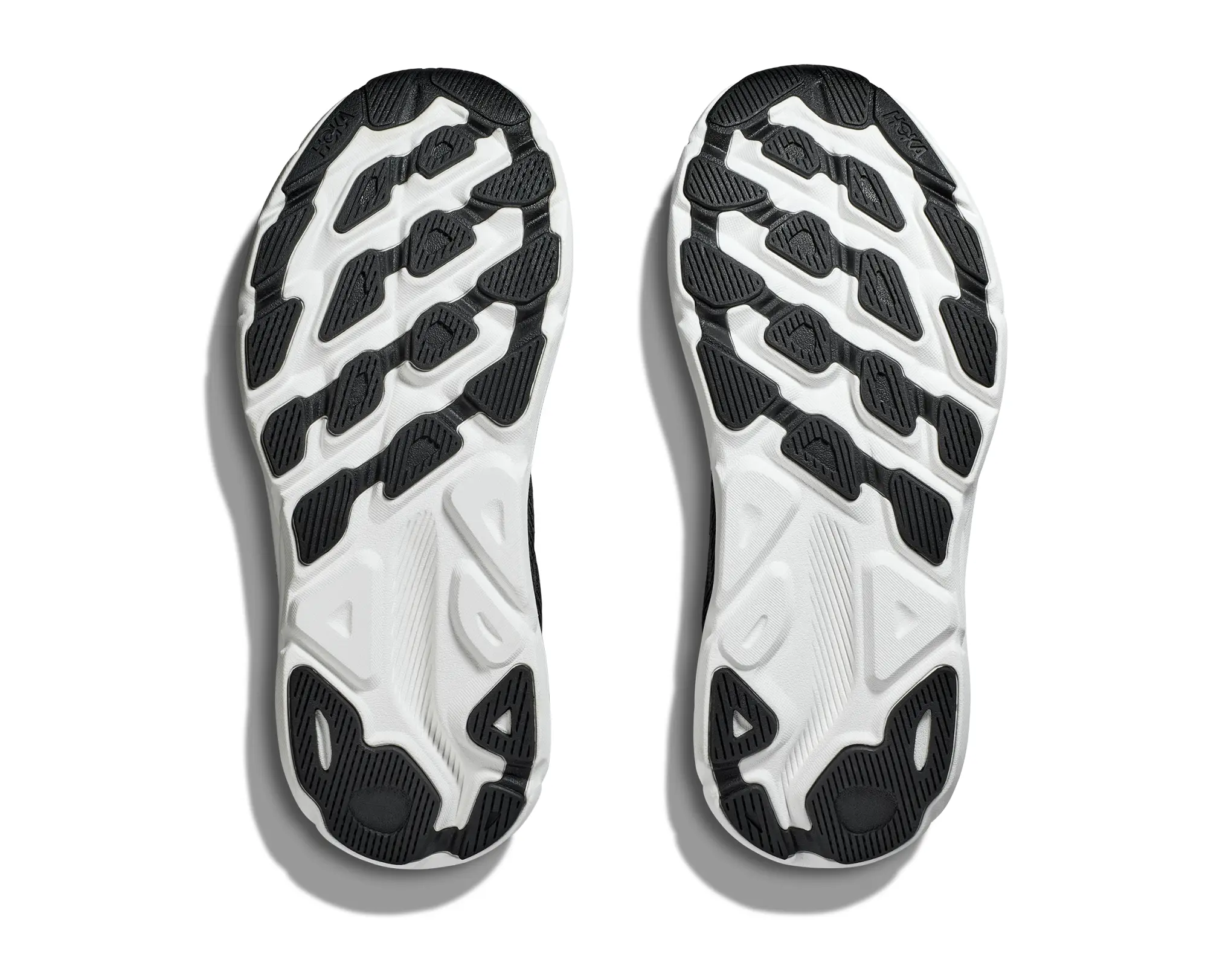 Hoka One One HOKA Men's Clifton 9 Road Running Shoes in Black/White